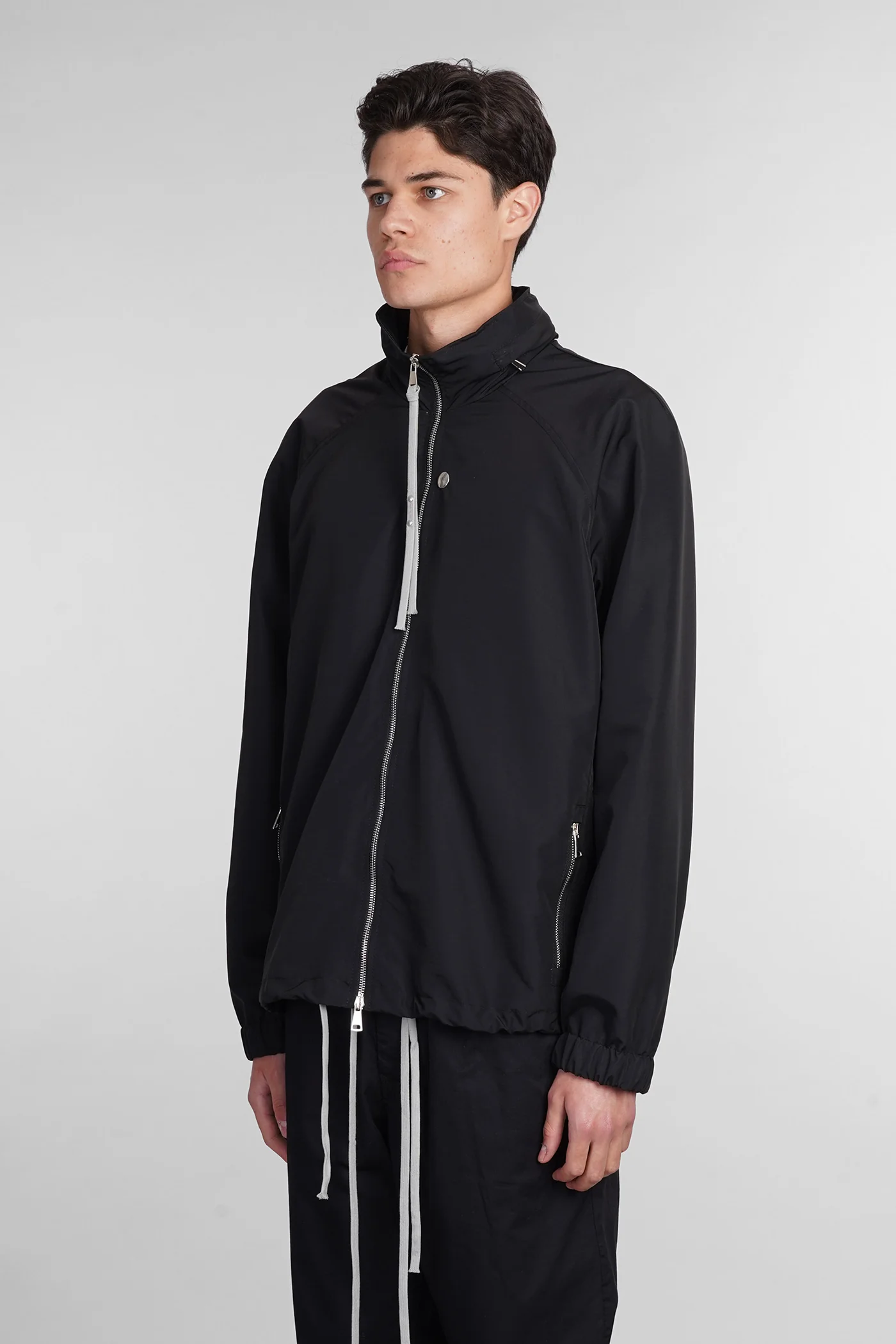 Seattle nylon jet Casual jacket in black nylon - Image 4