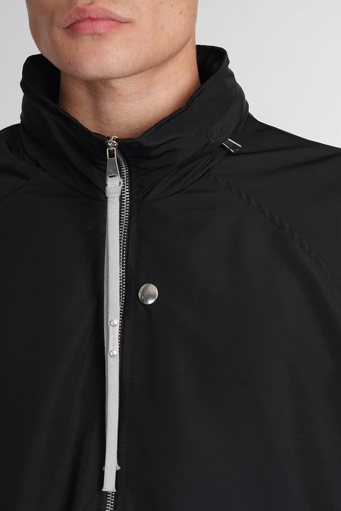 Seattle nylon jet Casual jacket in black nylon - Image 5