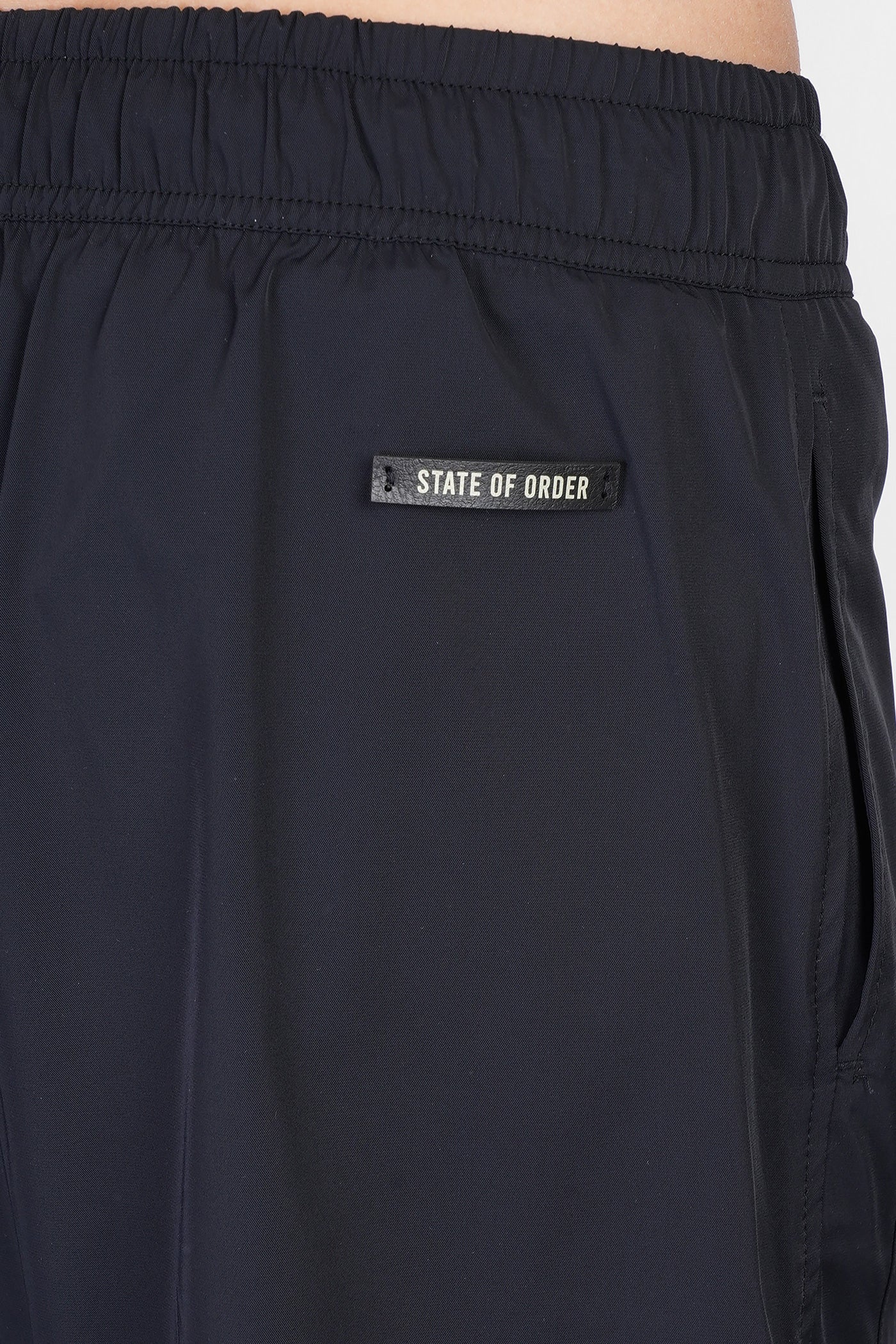 Shorts in black nylon - Image 5