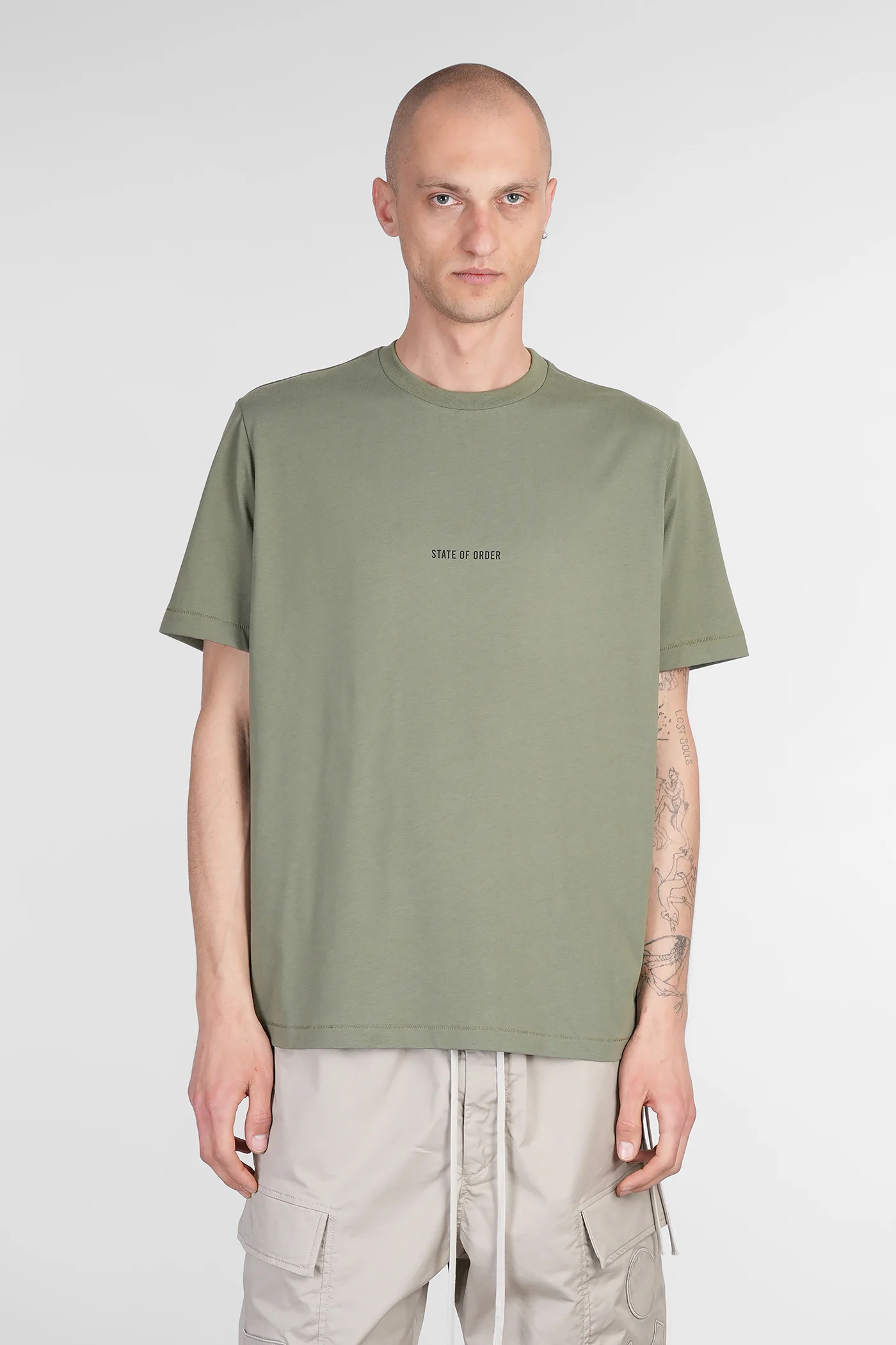 T-shirt 01 T-Shirt in green cotton - Image 16