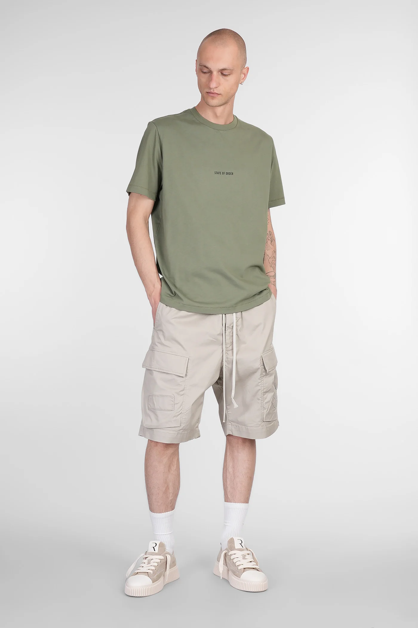 T-shirt 01 T-Shirt in green cotton - Image 17
