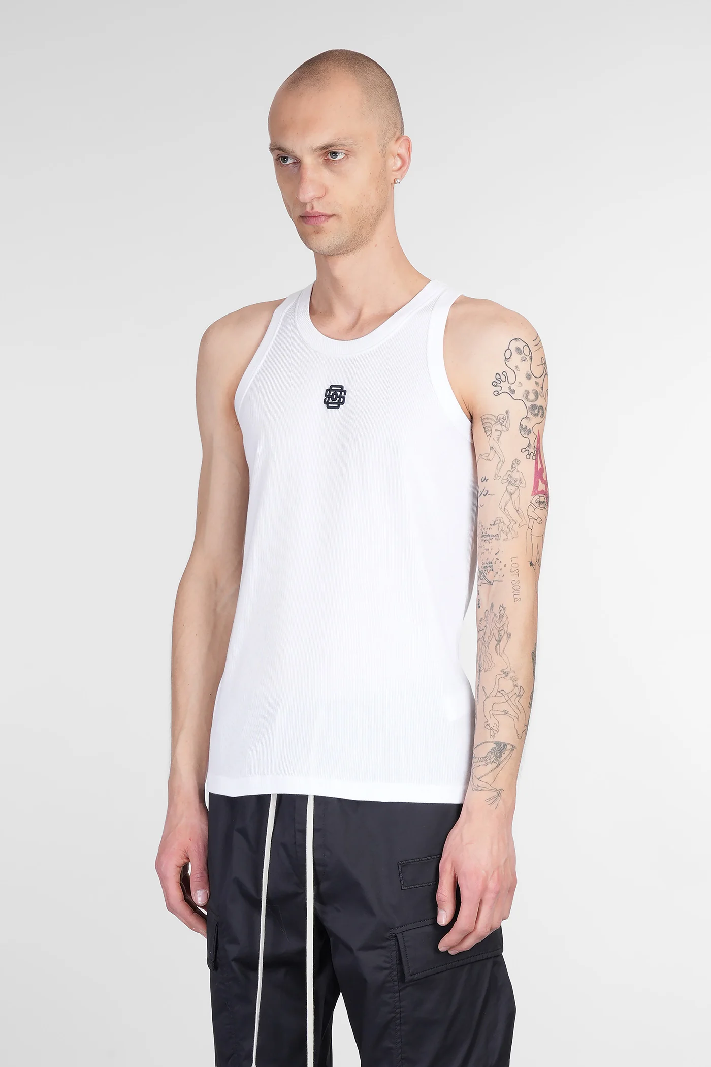 Team tank top tank Top in white cotton - Image 4