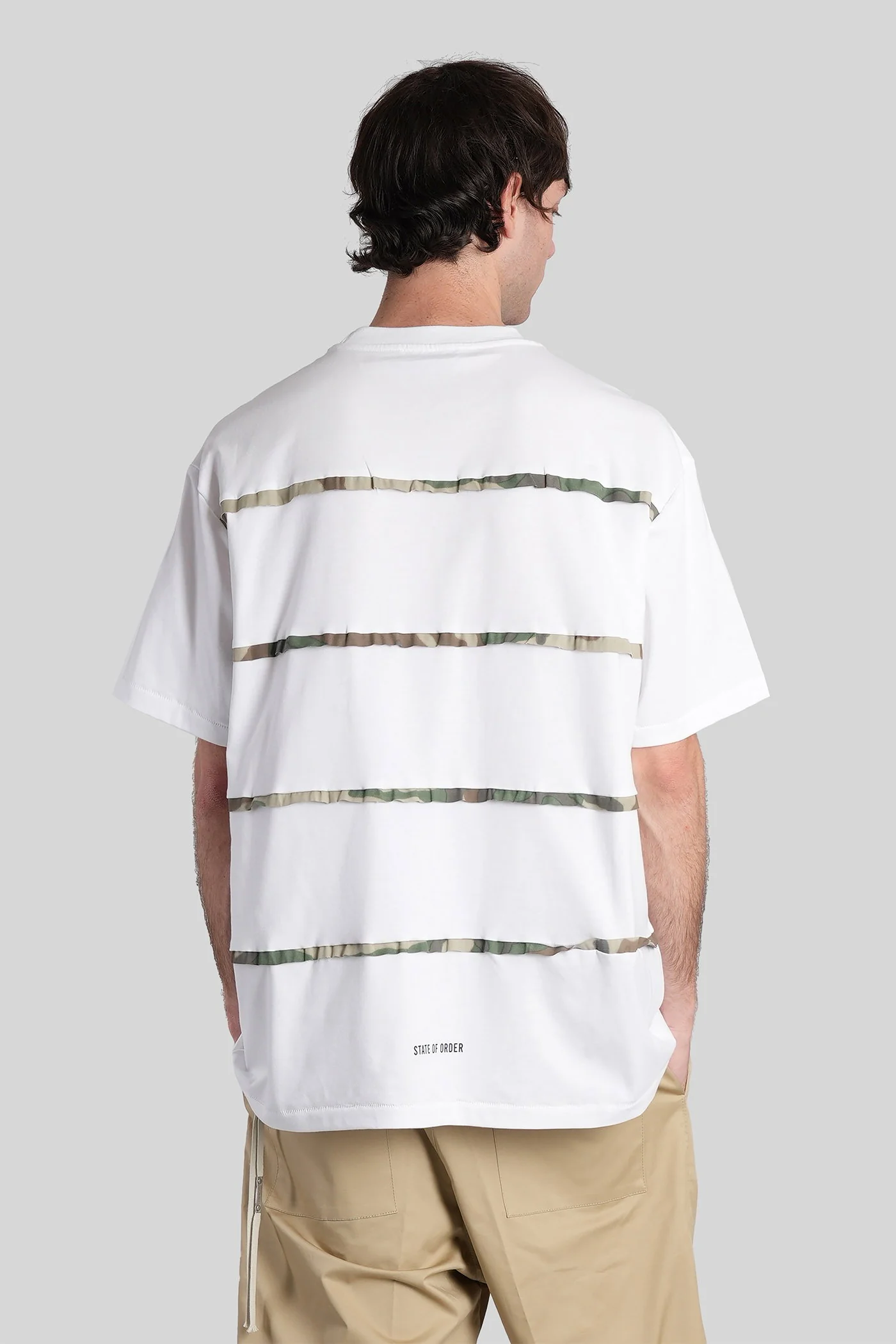 Tika T-Shirt in white cotton - Image 3