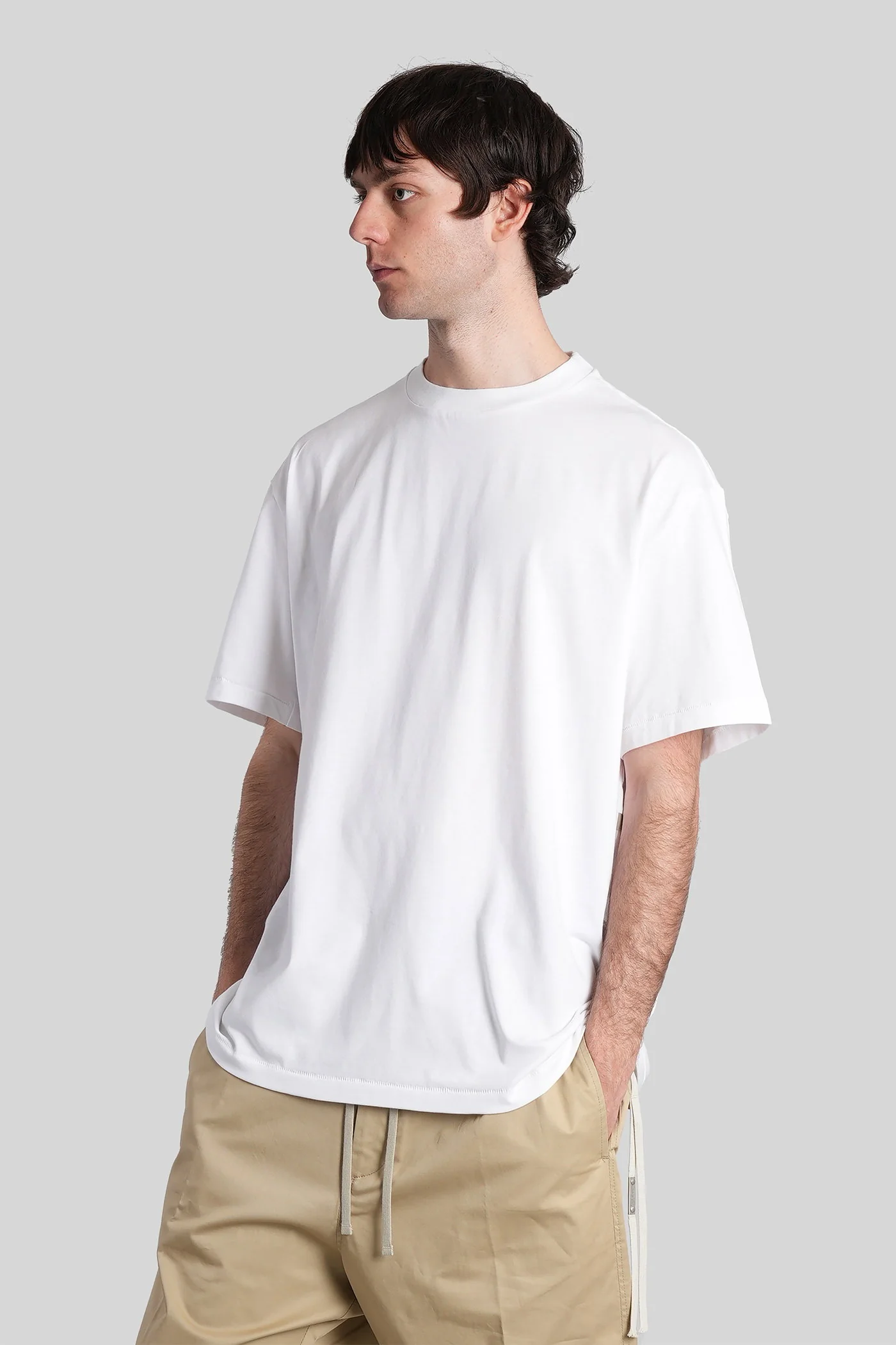 Tika T-Shirt in white cotton - Image 4