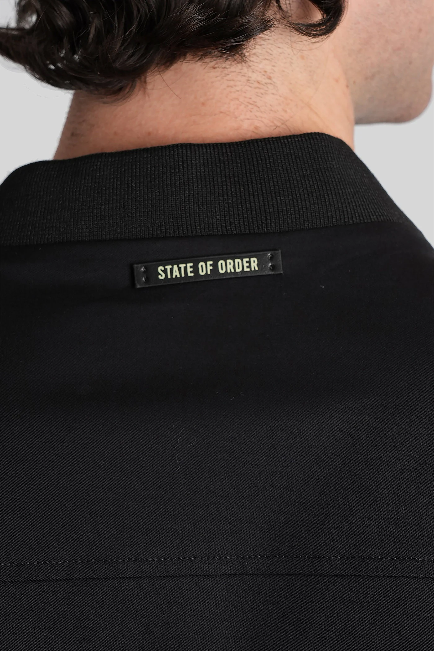 Yaki Bomber Jacket in black cotton - Image 5
