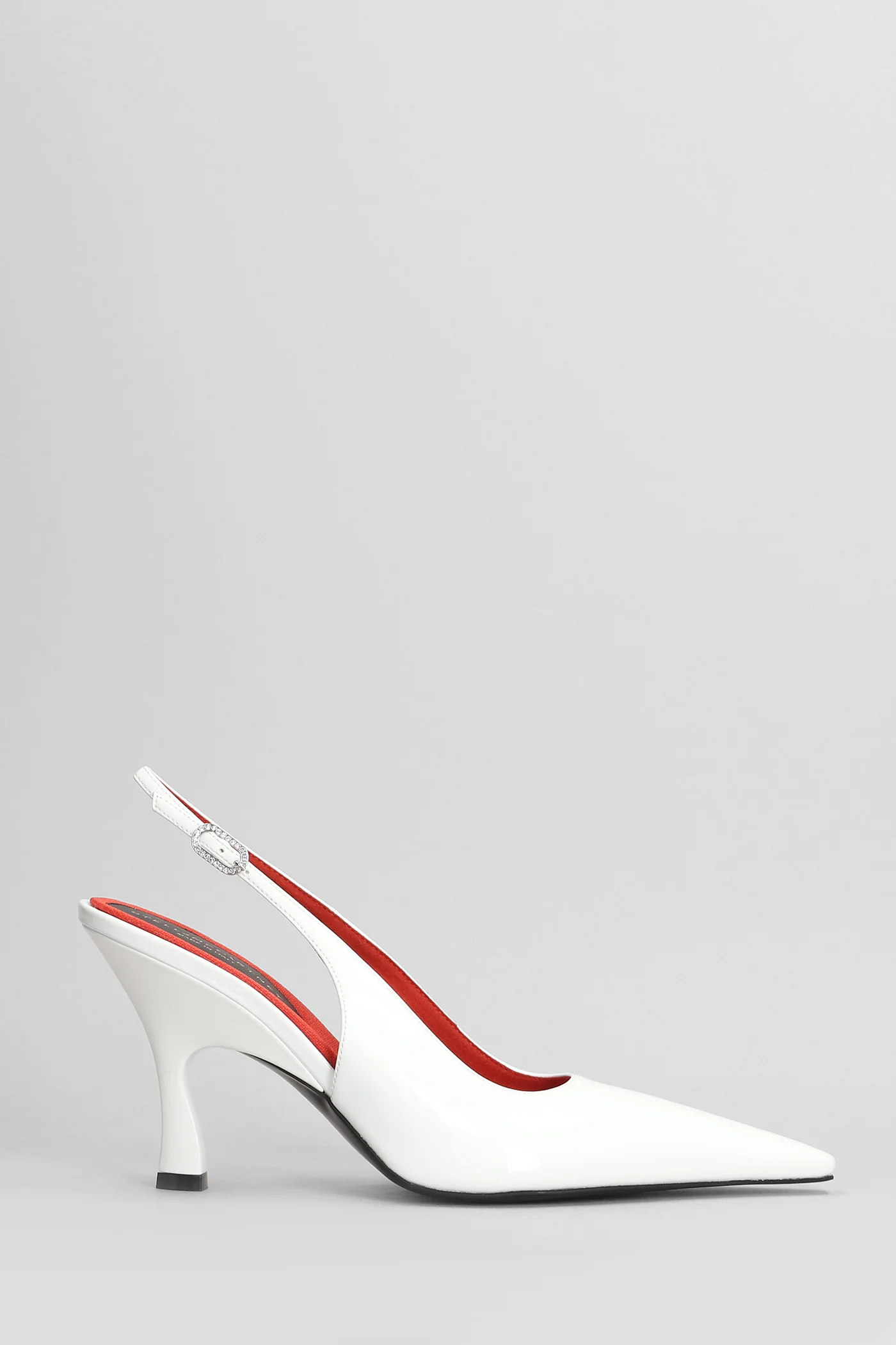 Elsa Pumps in white patent leather - Image 16