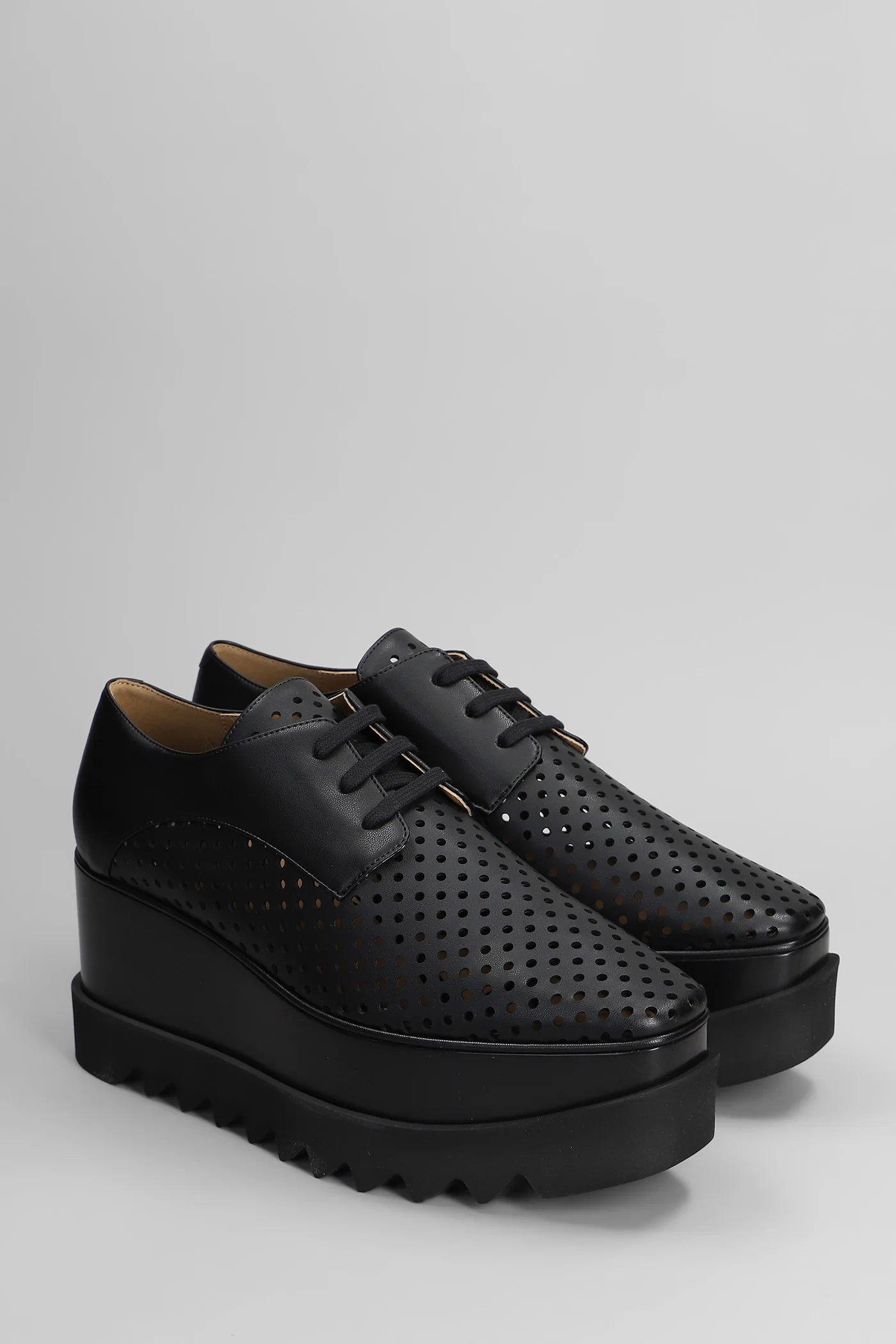 Elyse Wedges in black polyester - Image 2