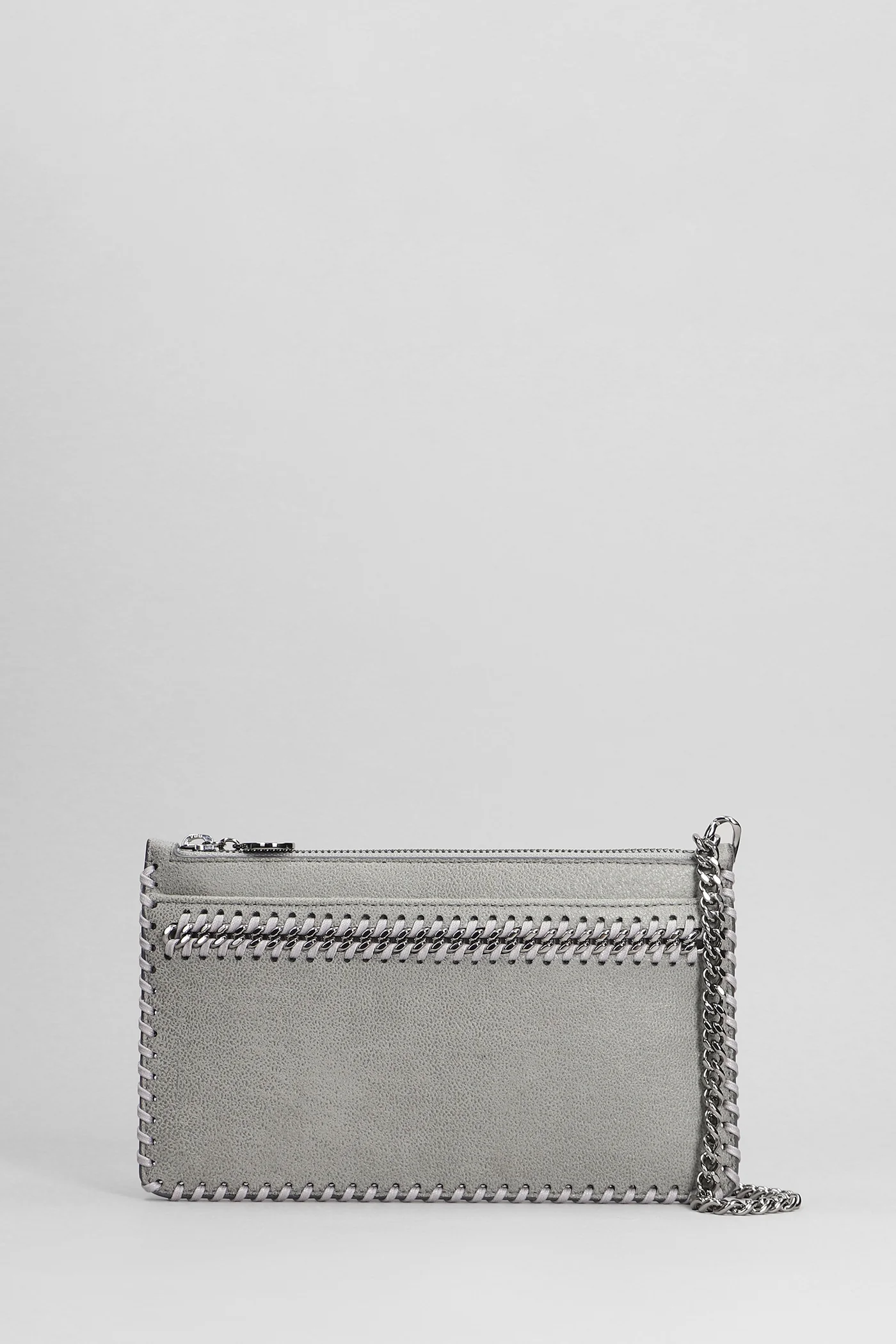 Falabella Clutch Clutch in grey polyester