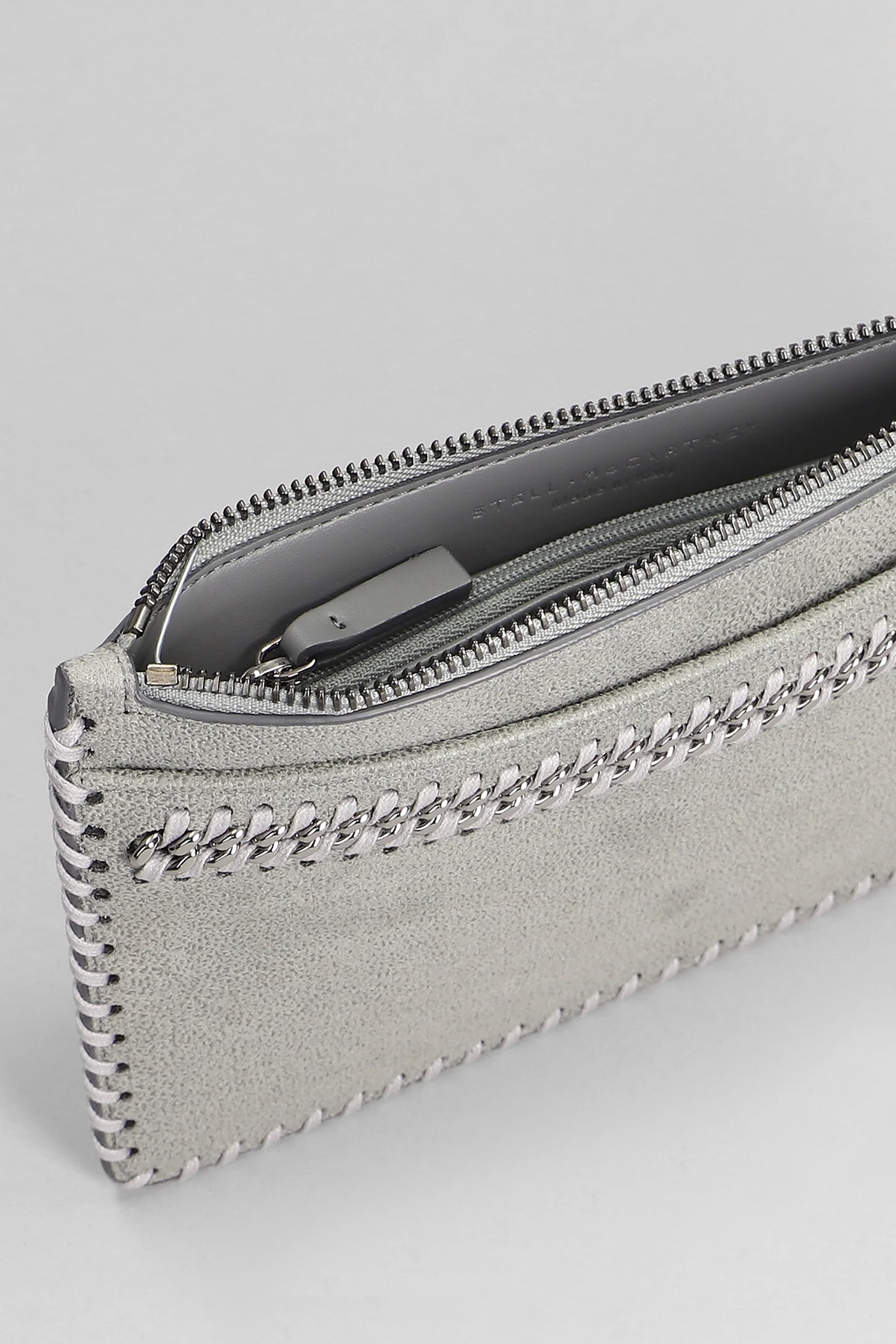 Falabella Clutch Clutch in grey polyester - Image 4
