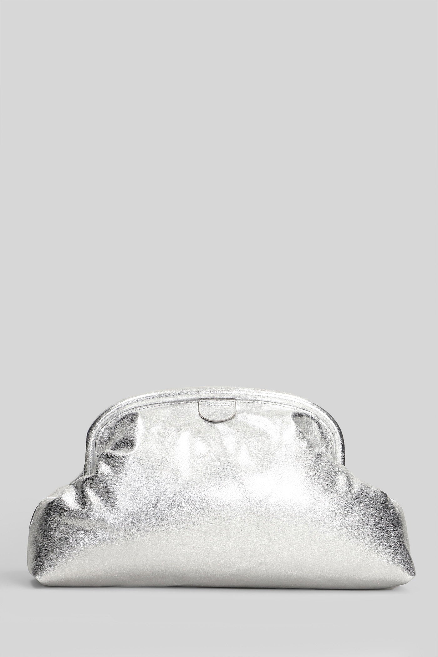 Falabella Clutch in silver polyester - Image 3