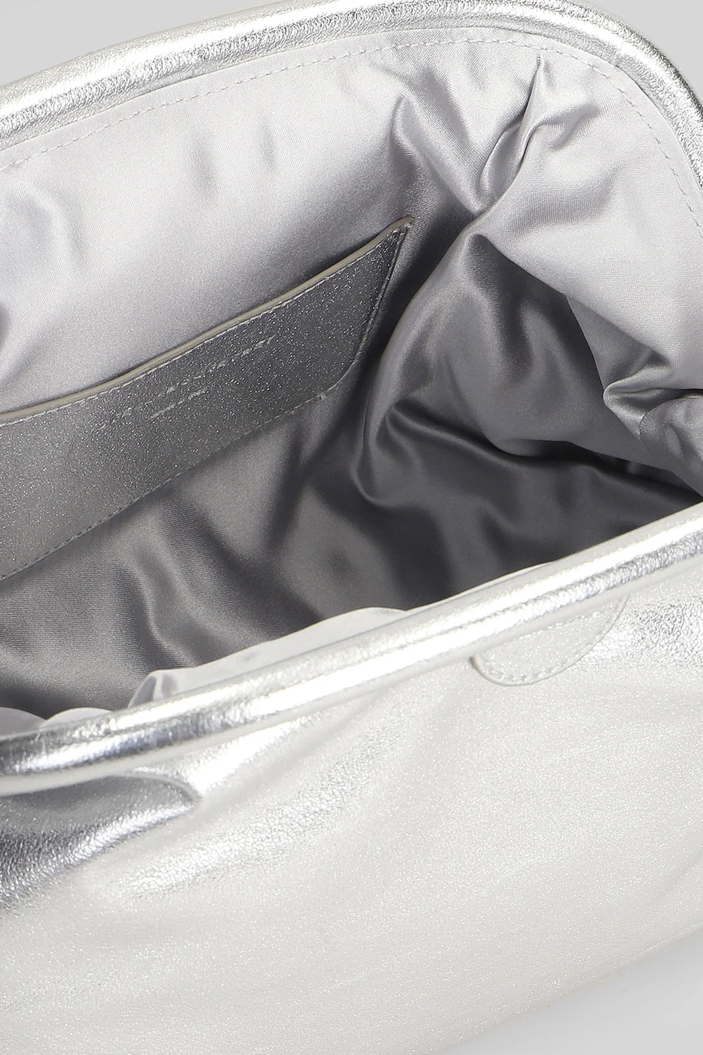 Falabella Clutch in silver polyester - Image 4