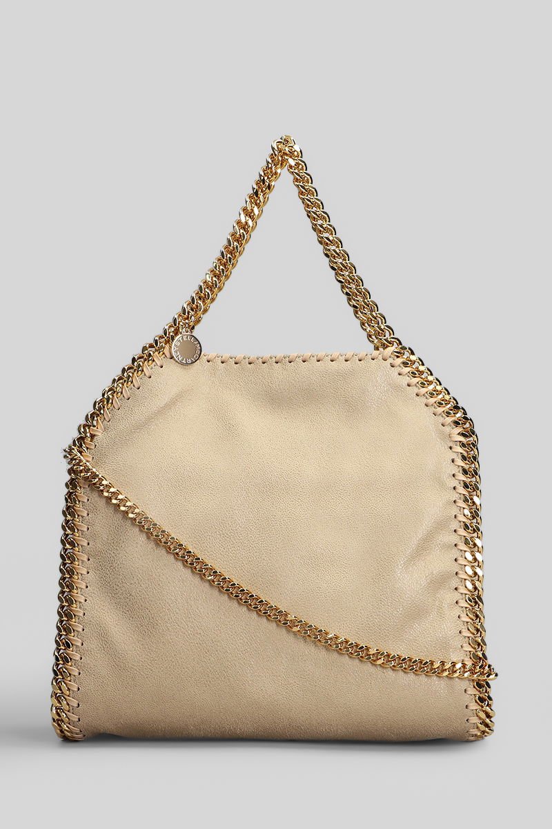 Falabella mini Shoulder bag in beige polyester