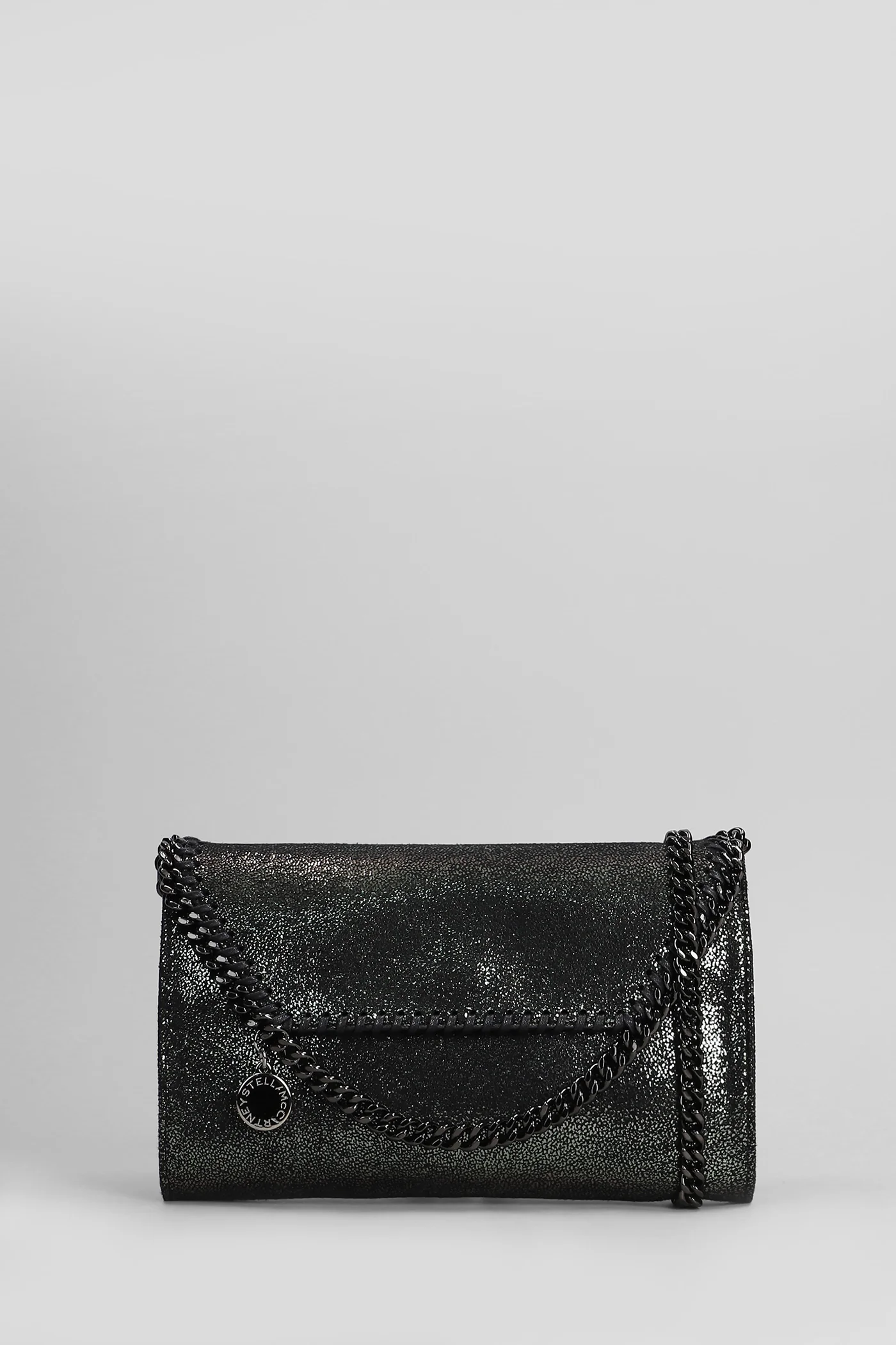 Falabella mini Shoulder bag in silver polyester