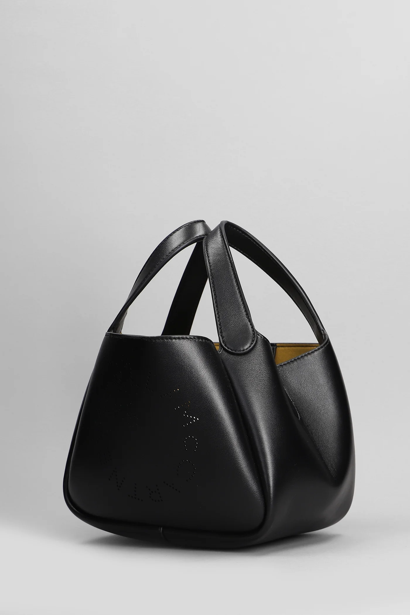 Hand bag in black Polyuretan - Image 2