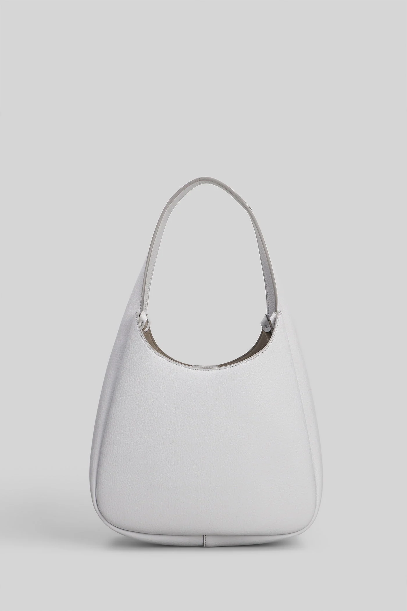 Hand bag in grey polyamide - Image 3