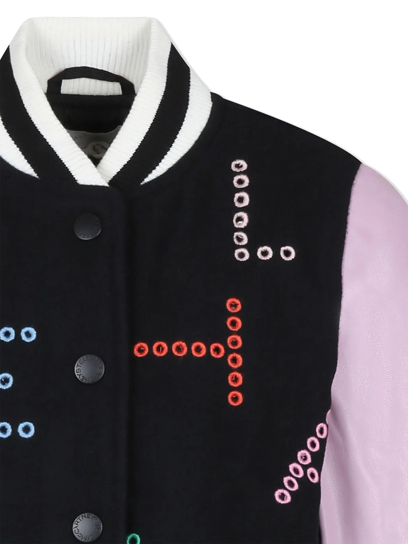 Bomber Jacket in black polyester - Image 3