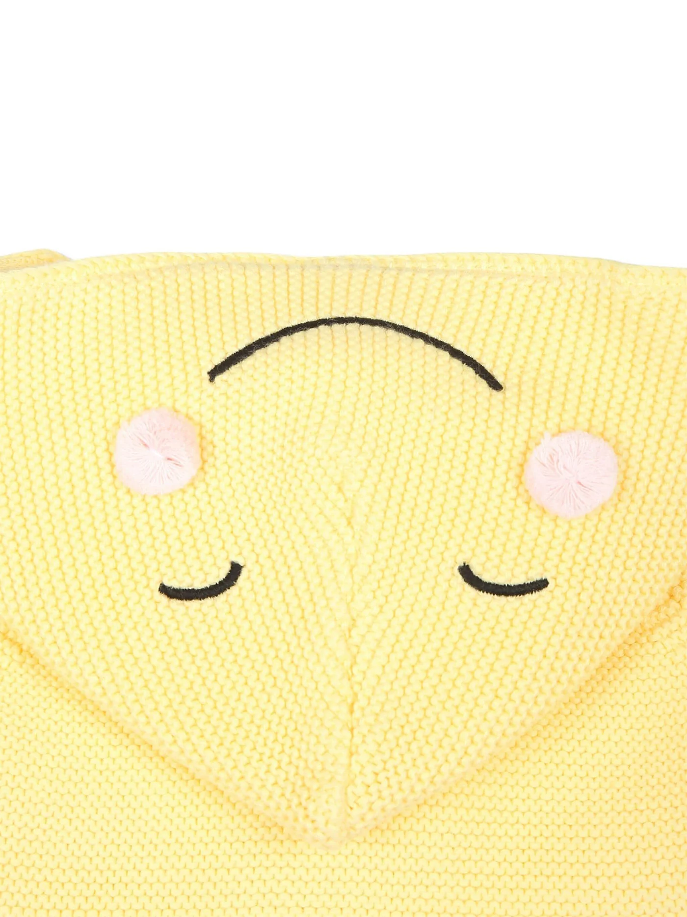 Cardigan in yellow cotton - Image 3