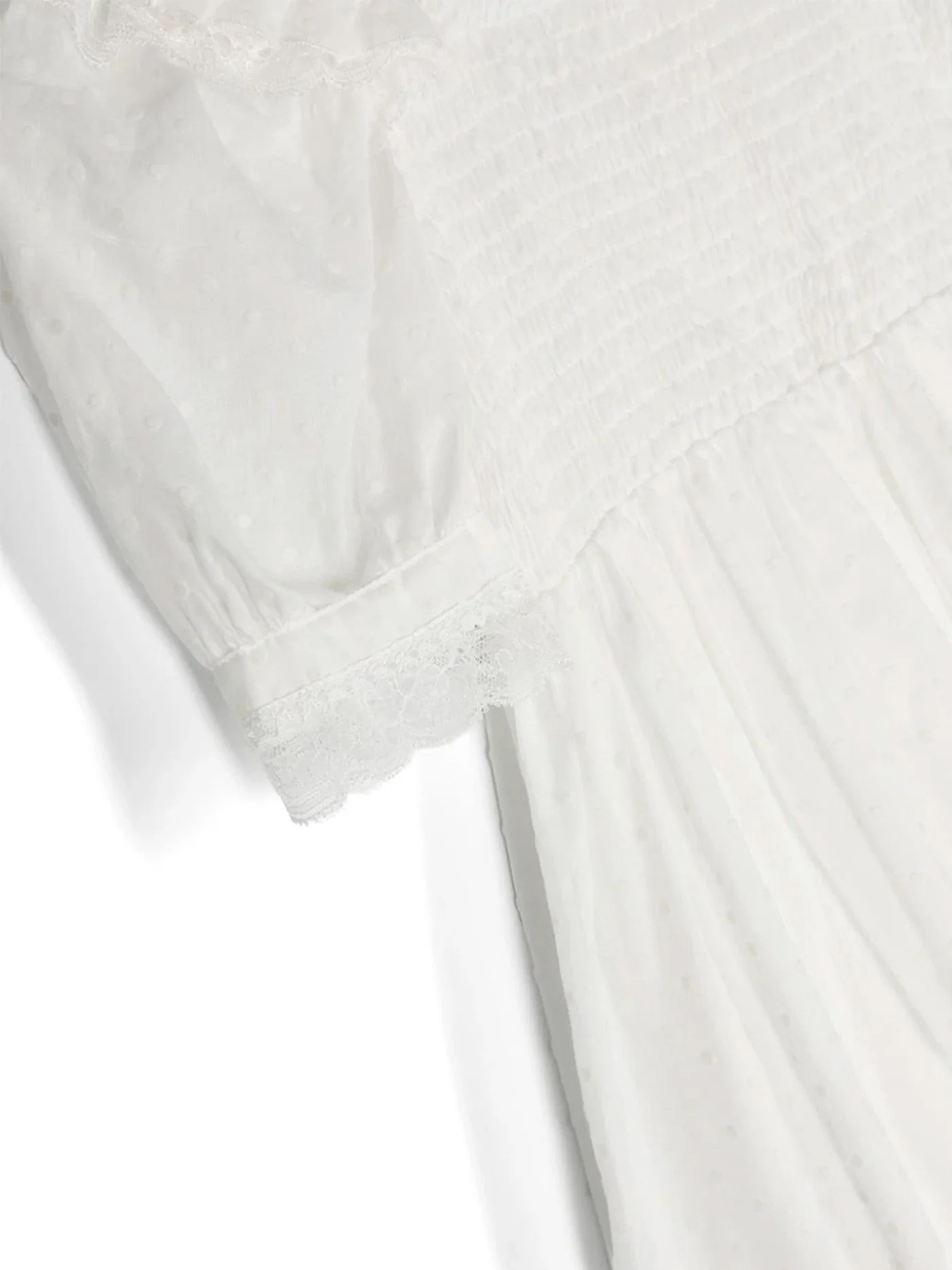 Dress woman  in white cotton - Image 3