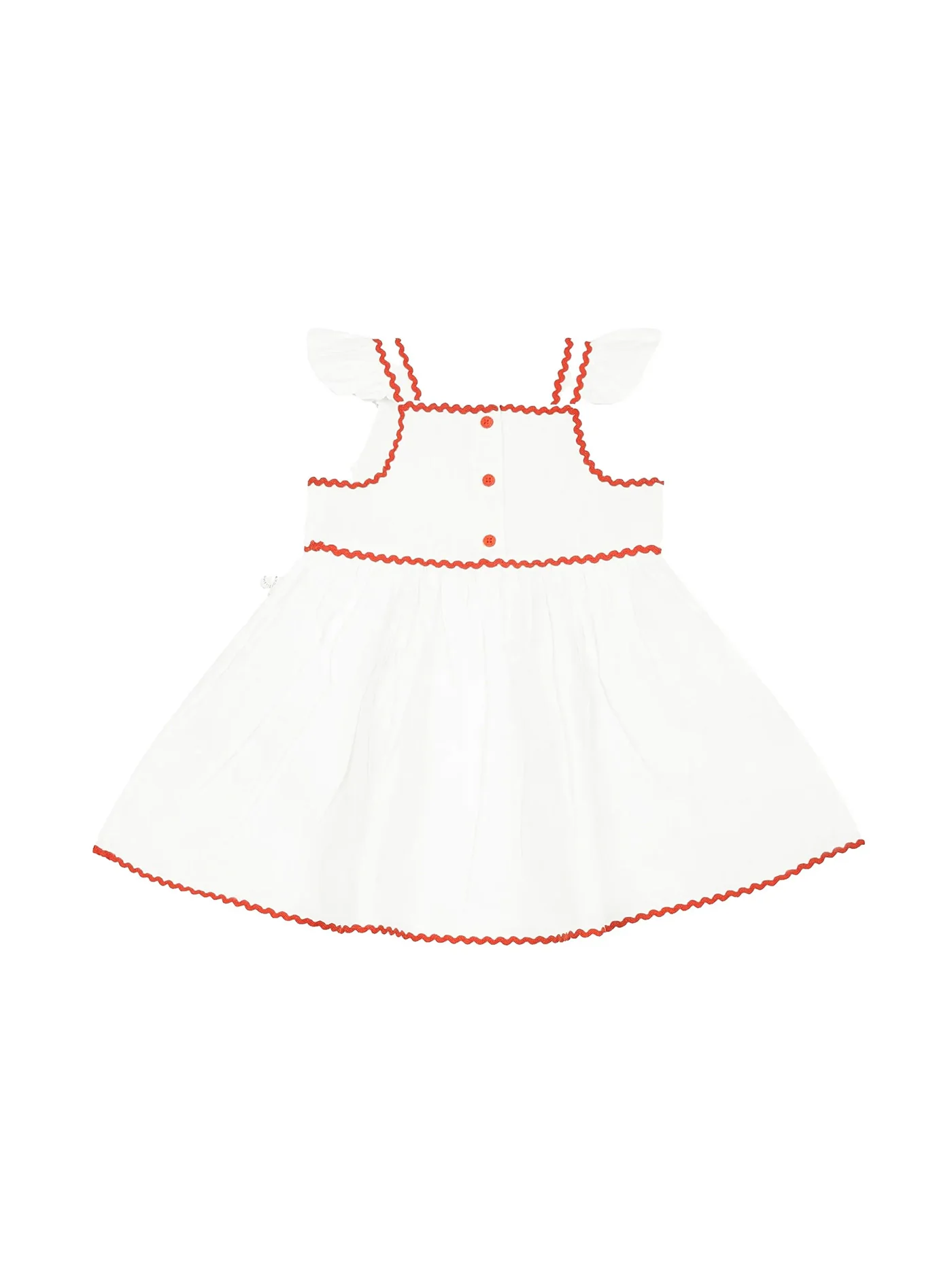Dress woman  in white linen - Image 2