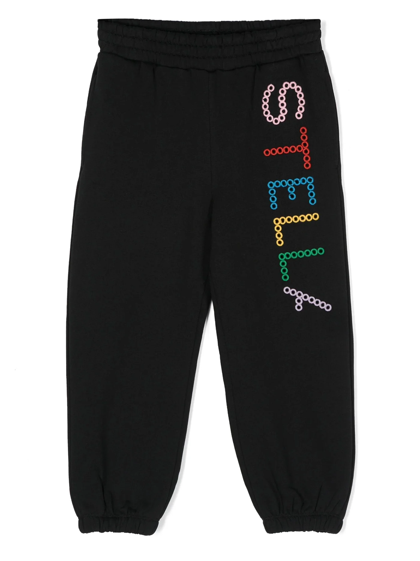 Pants in black cotton