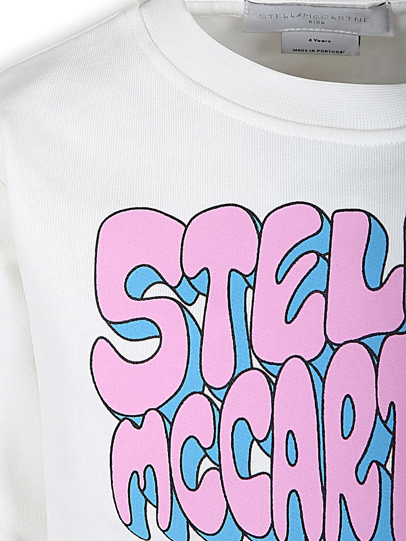 Sweatshirt in white cotton - Image 3