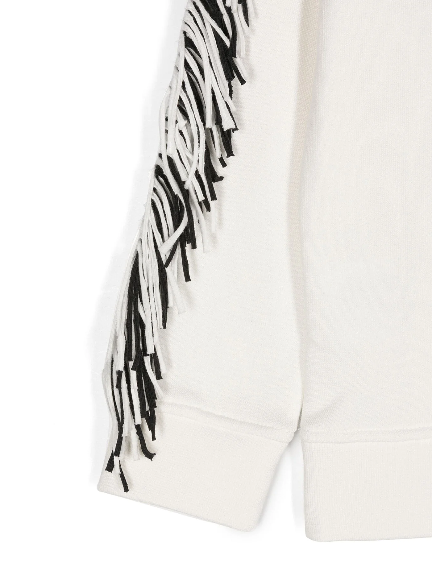 Sweatshirt in white cotton - Image 3