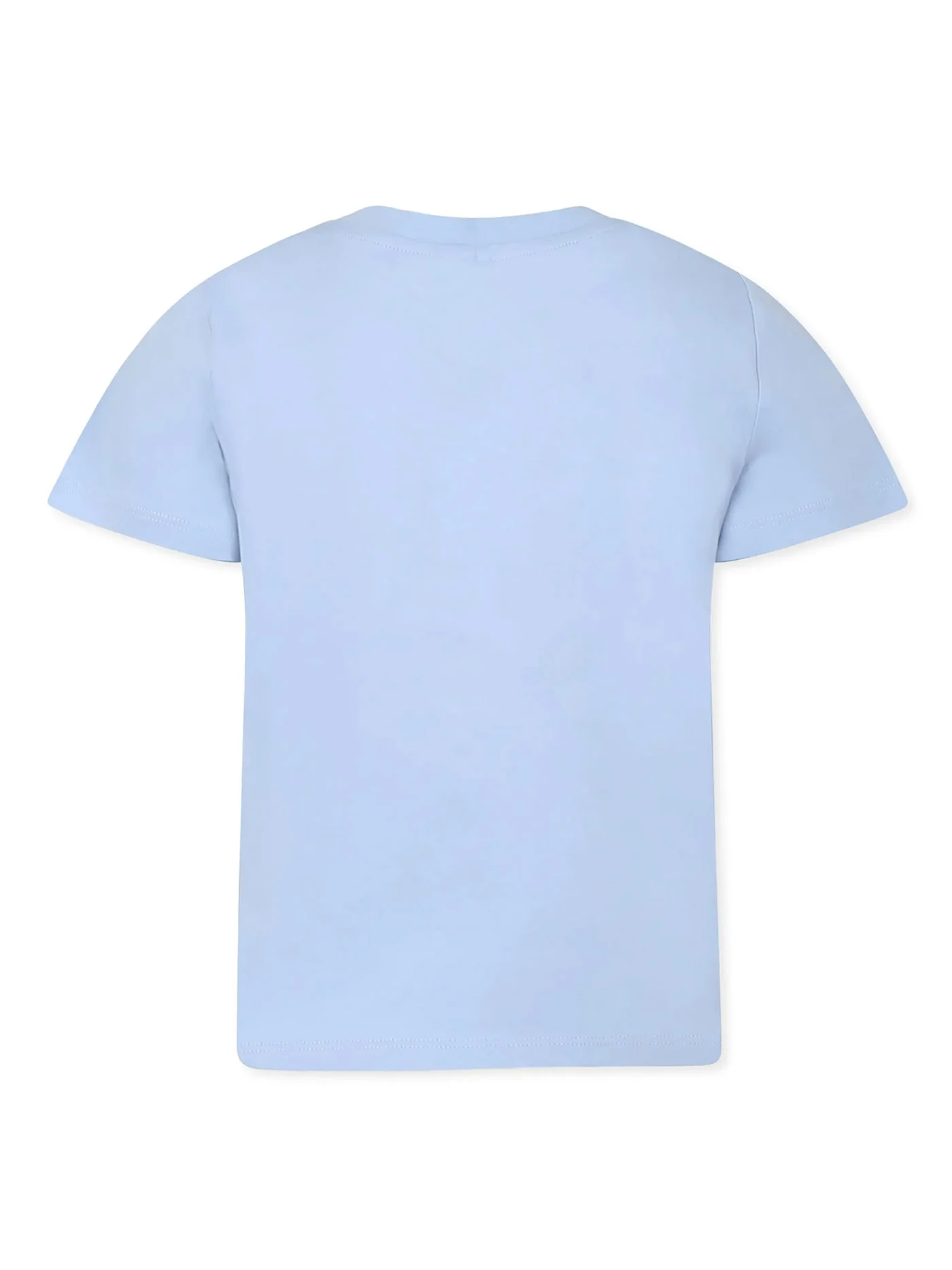 T-Shirt in cyan cotton - Image 2