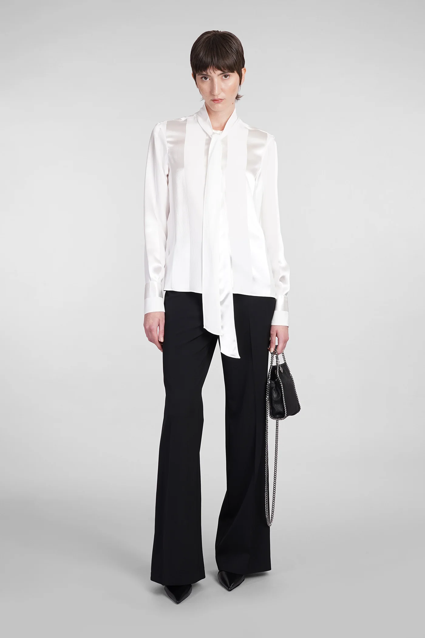 Pants in black wool - Image 2