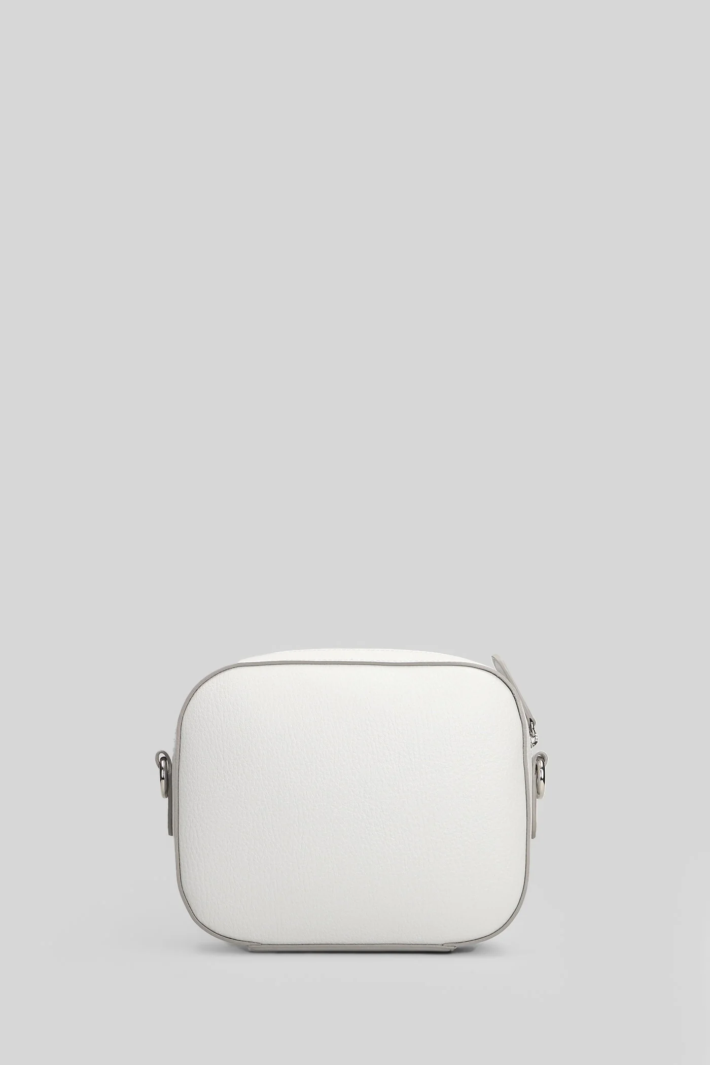 Shoulder bag in grey polyamide - Image 3