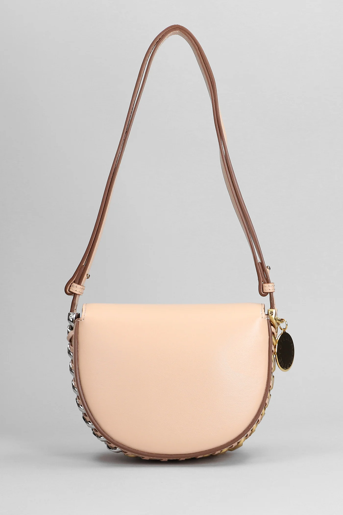 Shoulder bag in powder faux leather - Image 3