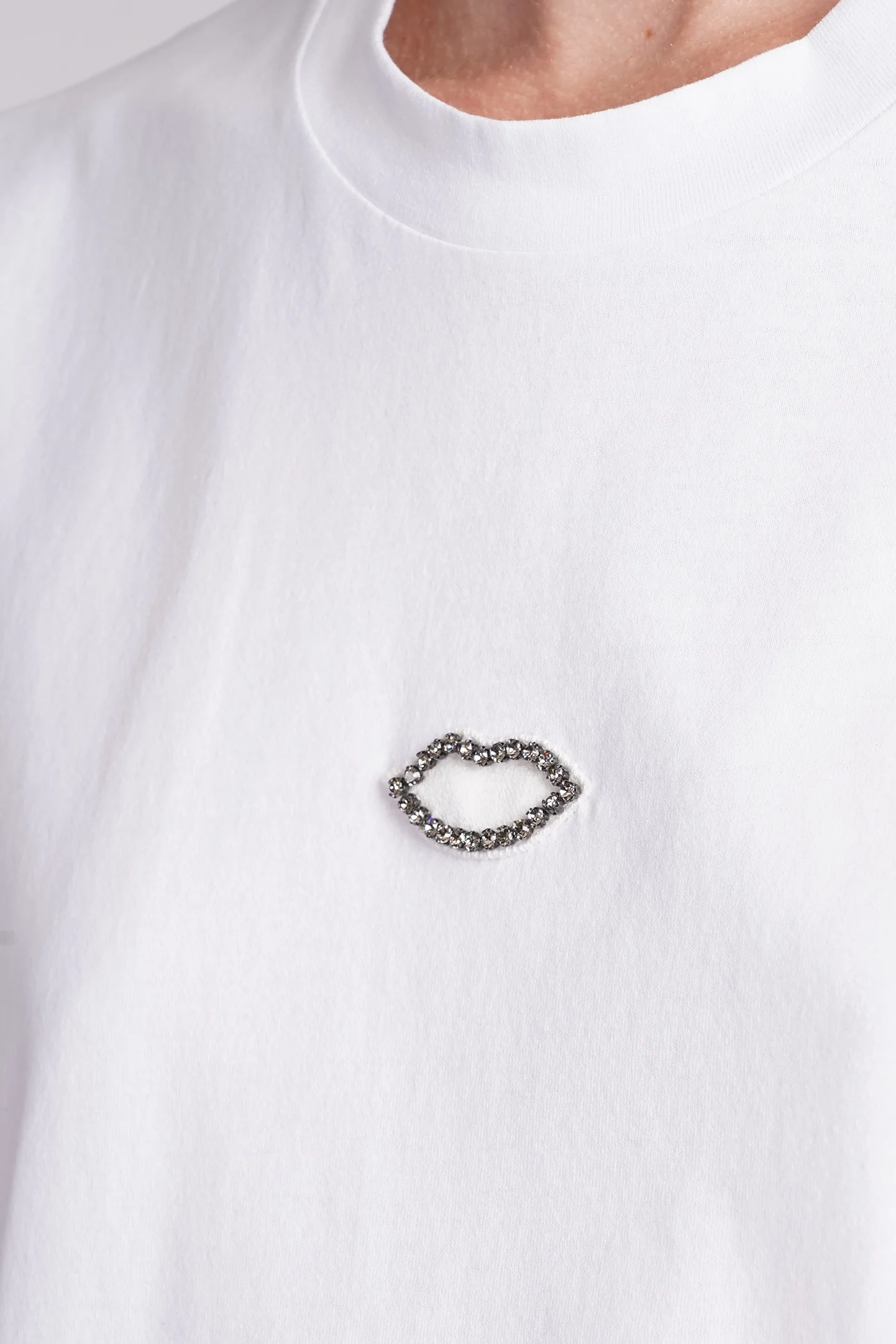 T-Shirt in white cotton - Image 5