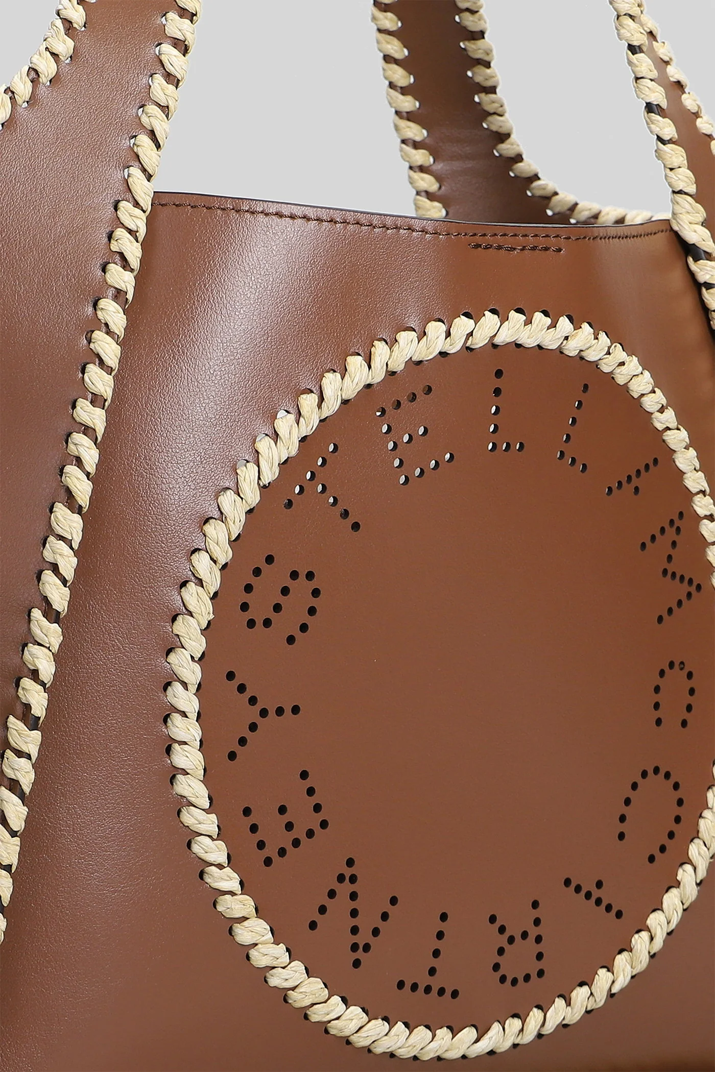 Tote in brown polyamide - Image 4