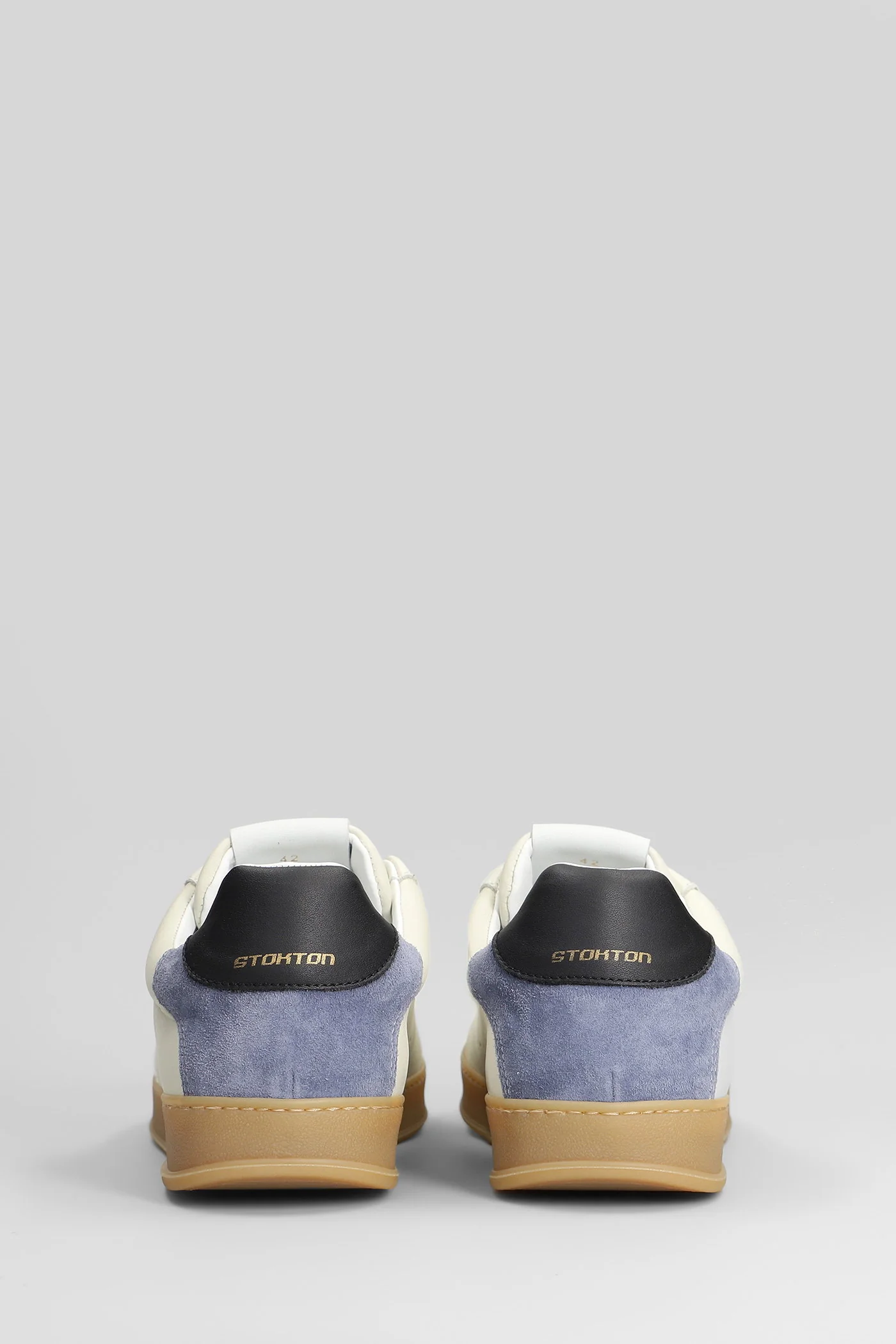 Zapper Sneakers in beige leather - Image 4