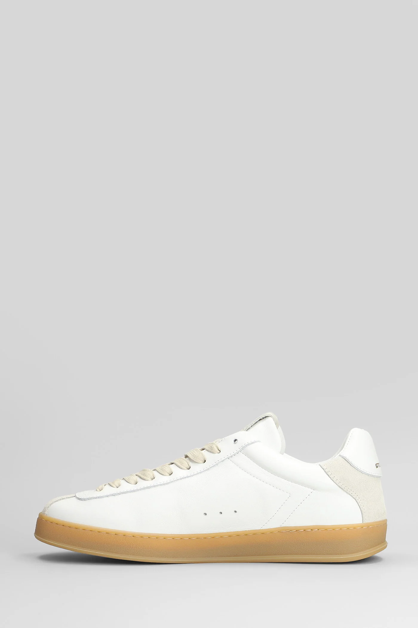 Zapper Sneakers in white leather - Image 3