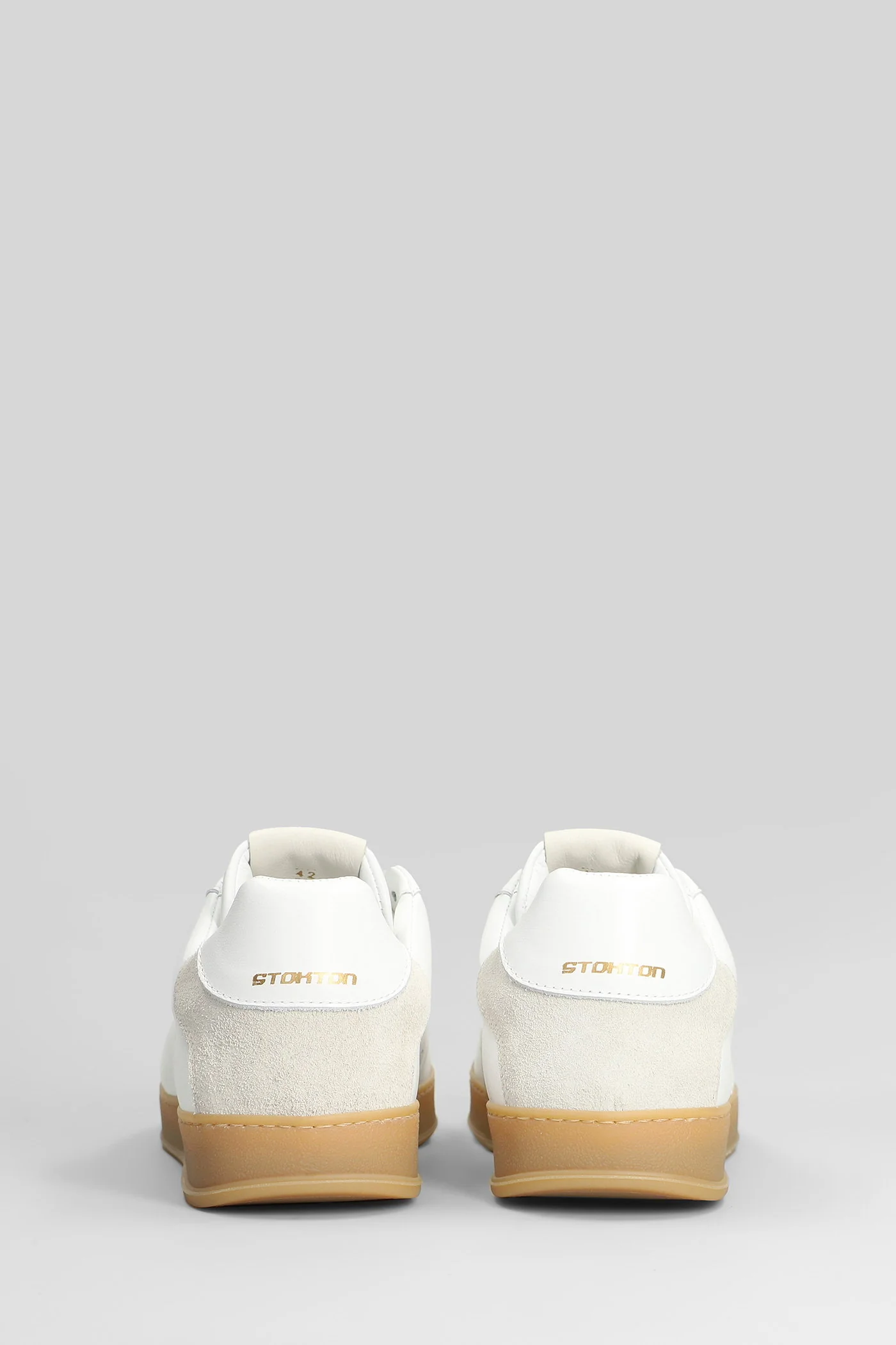 Zapper Sneakers in white leather - Image 4