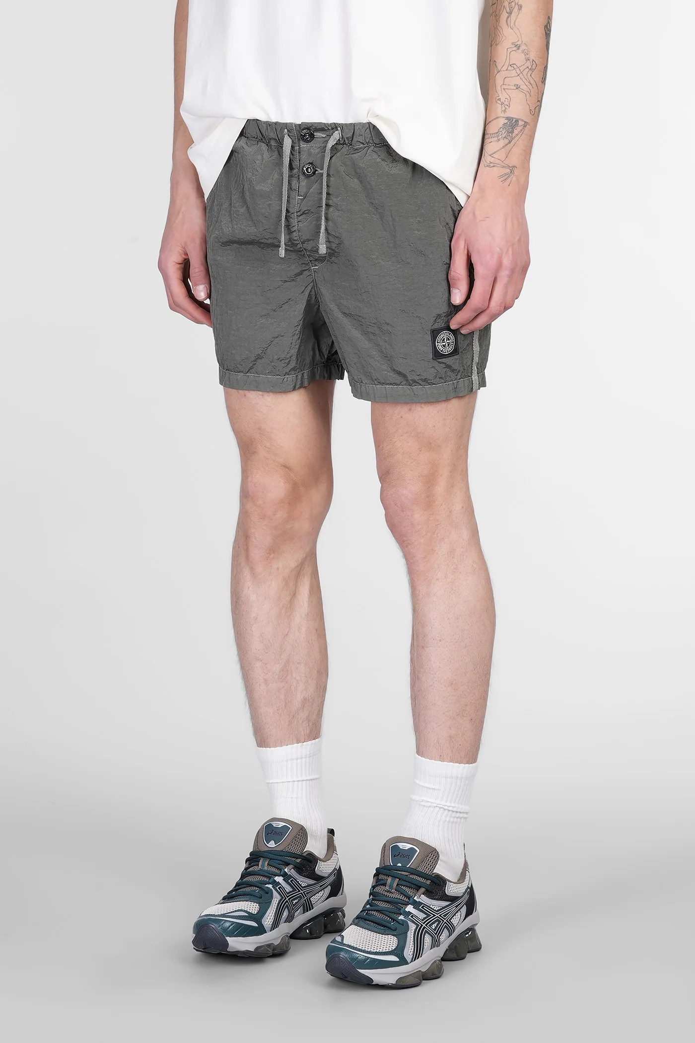 Beachwear in green polyamide - Image 4