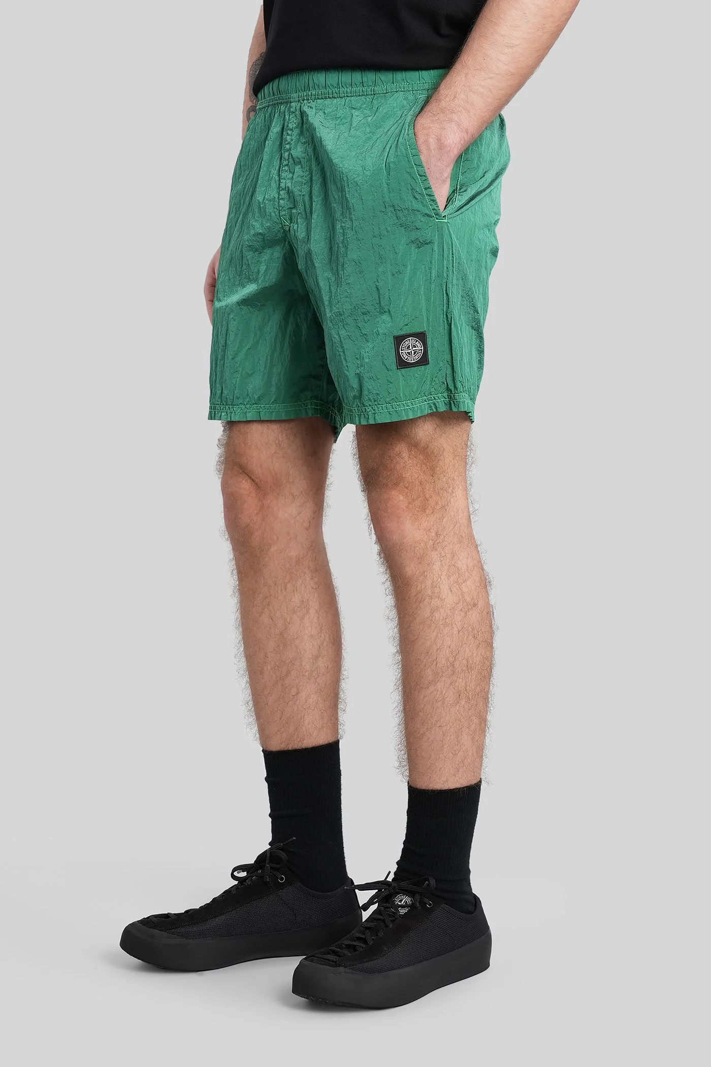 Beachwear in green polyamide - Image 4