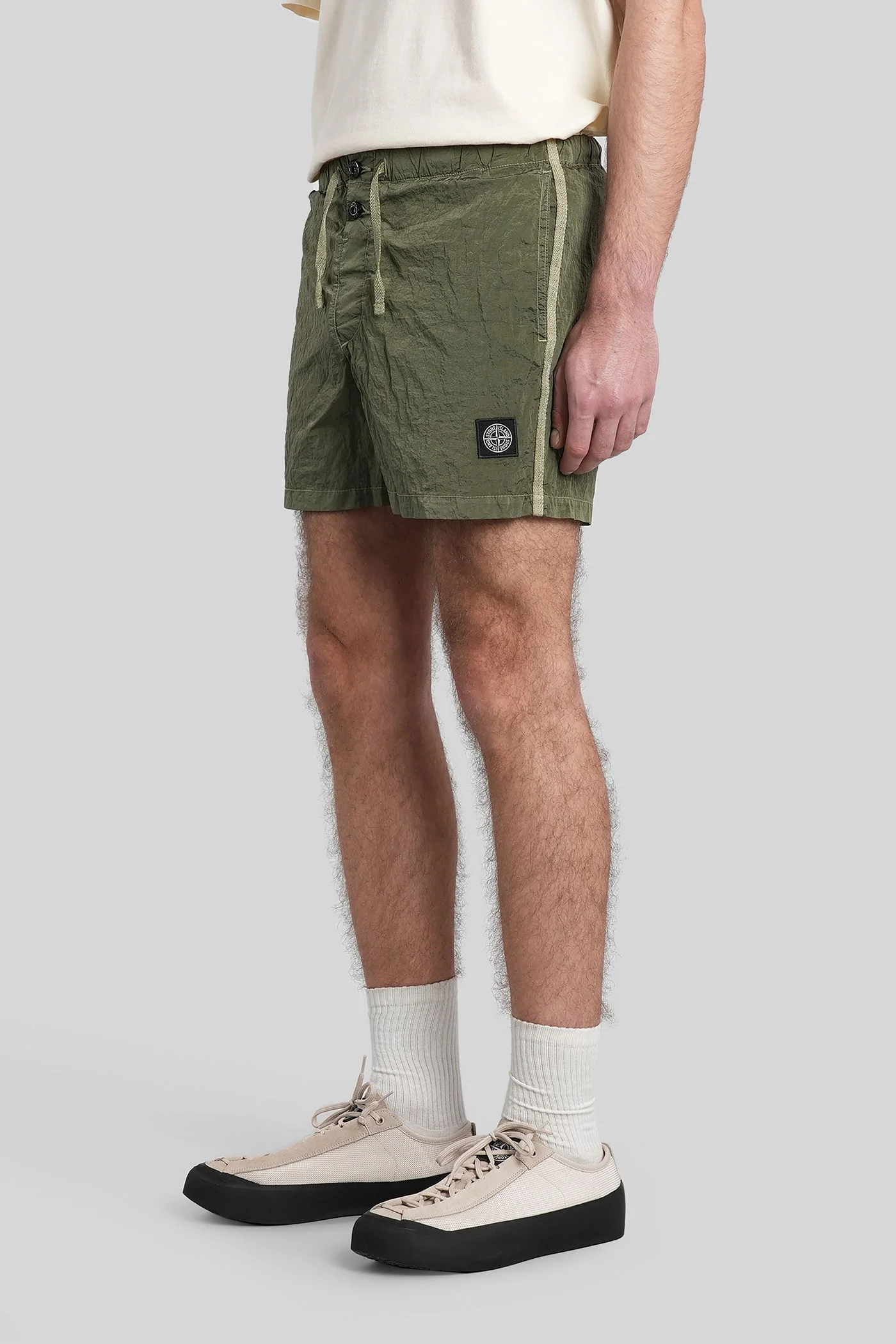 Beachwear in green polyamide - Image 4