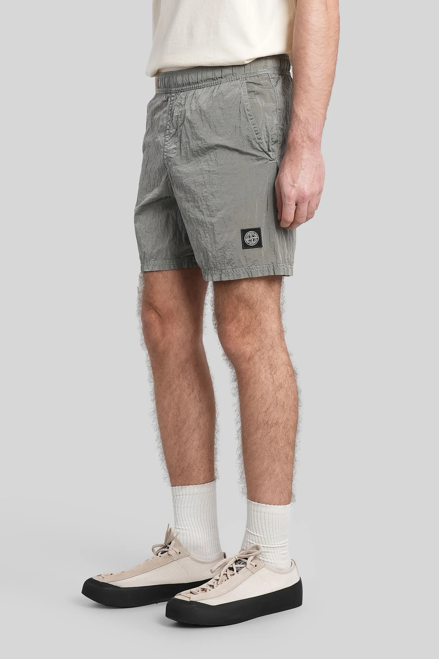 Beachwear in grey polyamide - Image 4