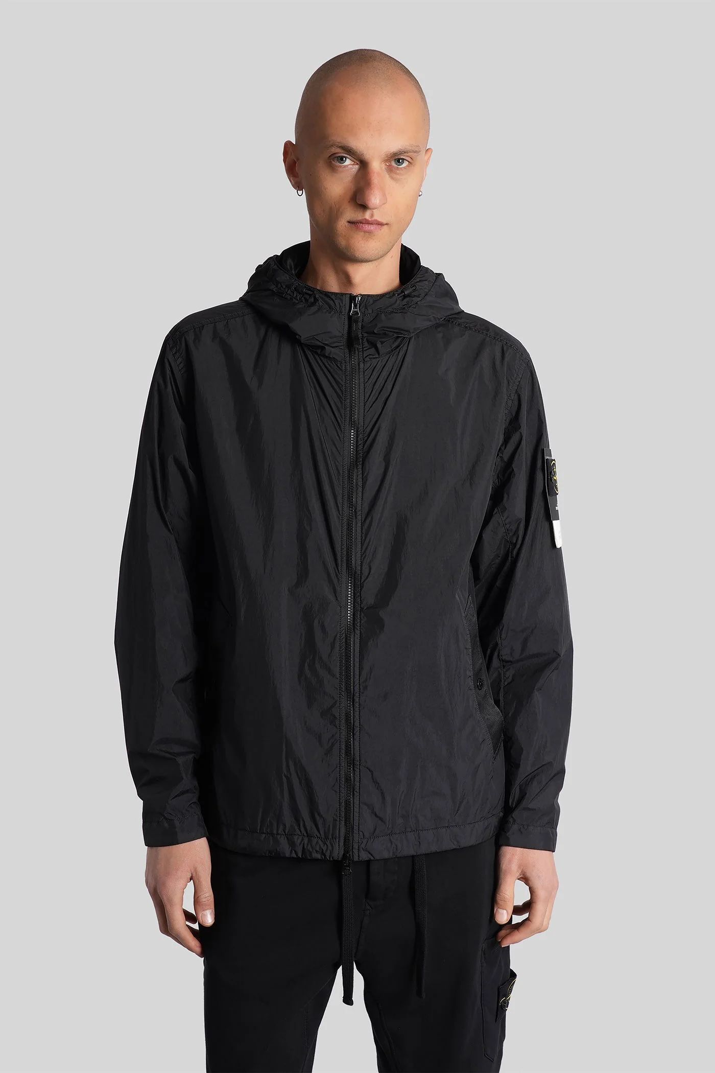 Casual jacket in black polyamide - Image 11