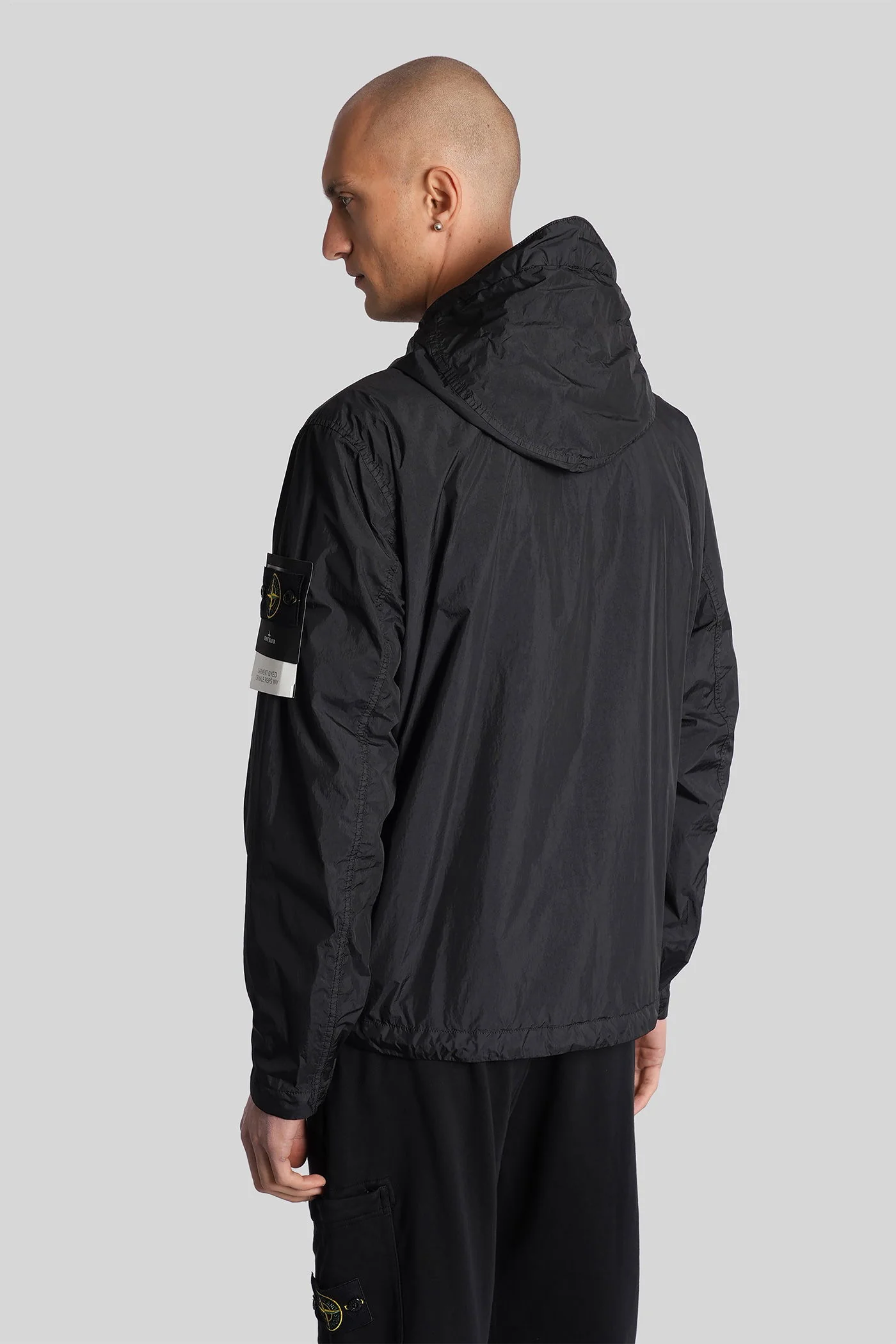 Casual jacket in black polyamide - Image 13