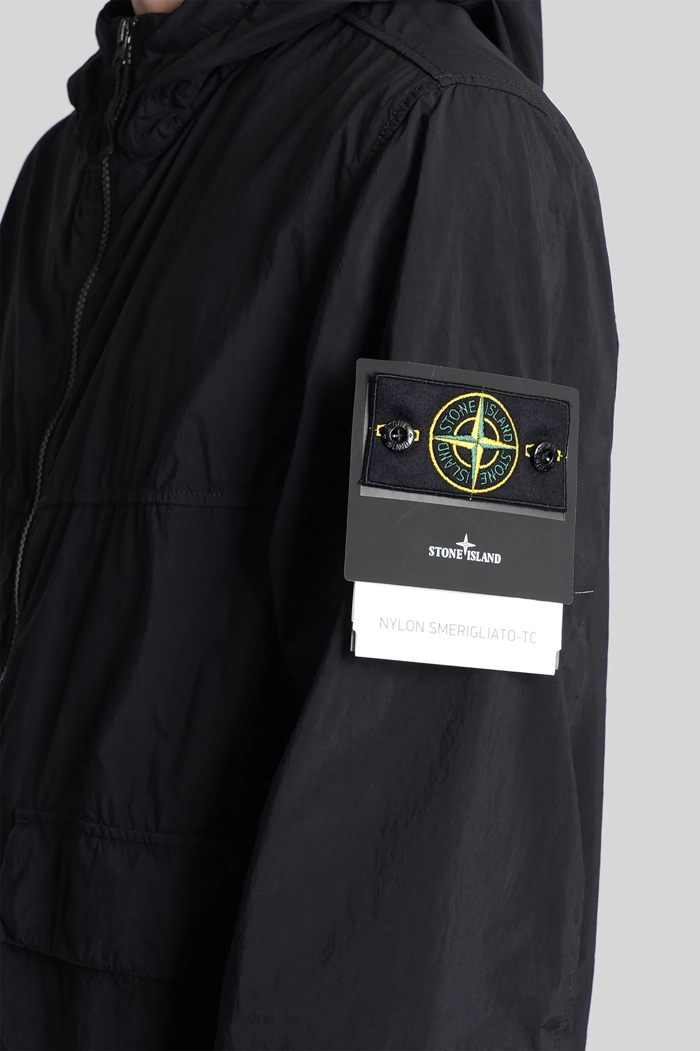 Casual jacket in black polyamide - Image 5