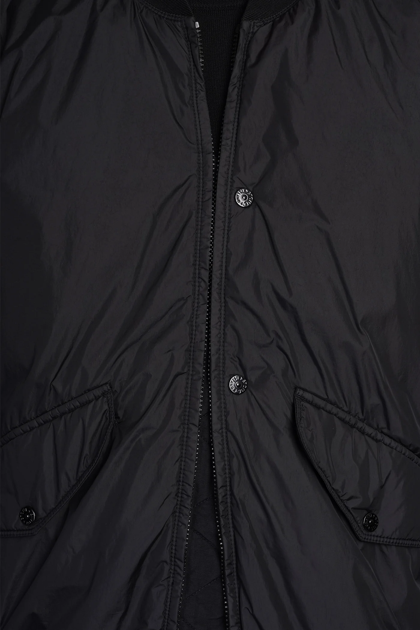 Casual jacket in black polyamide - Image 5