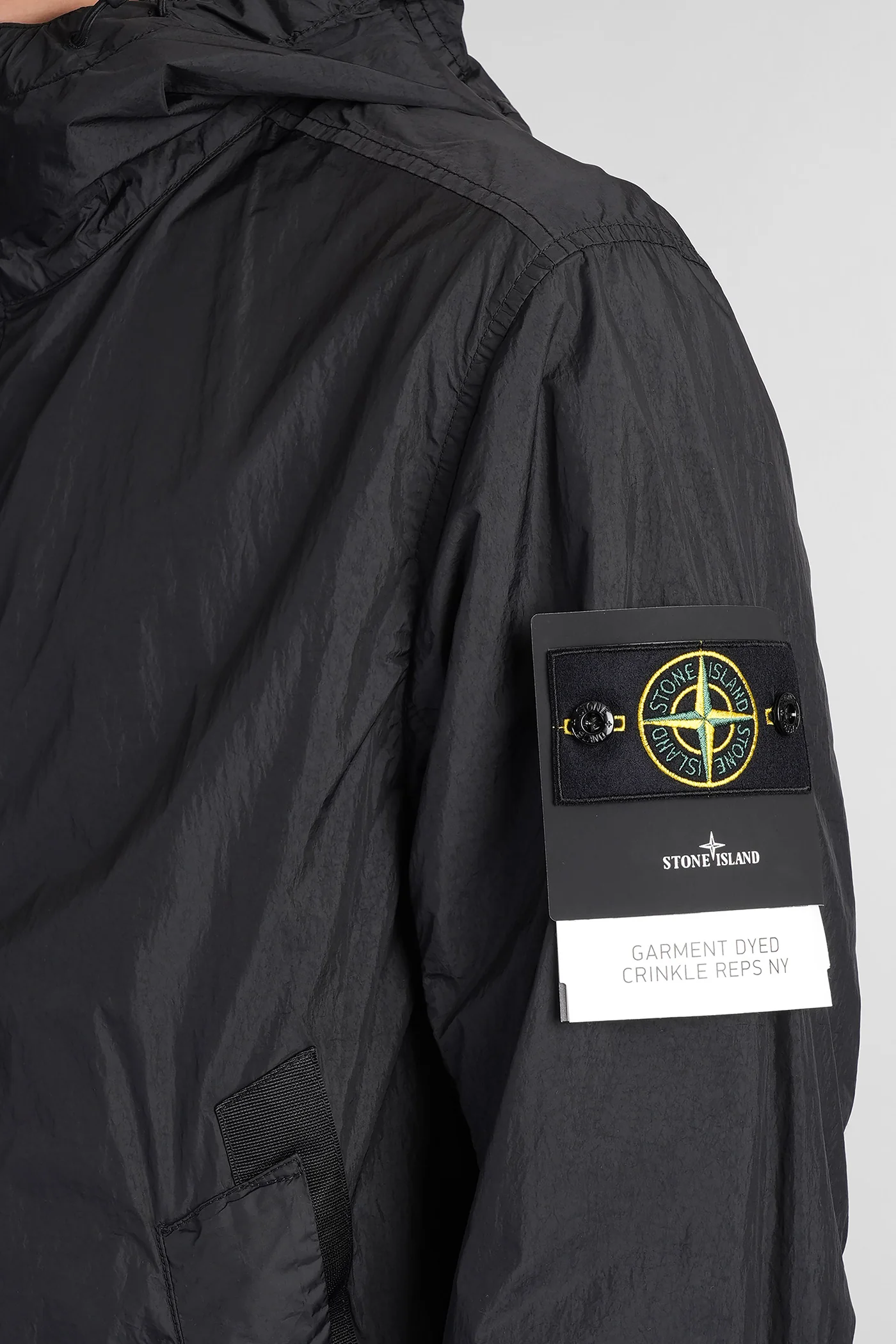 Casual jacket in black polyester - Image 5
