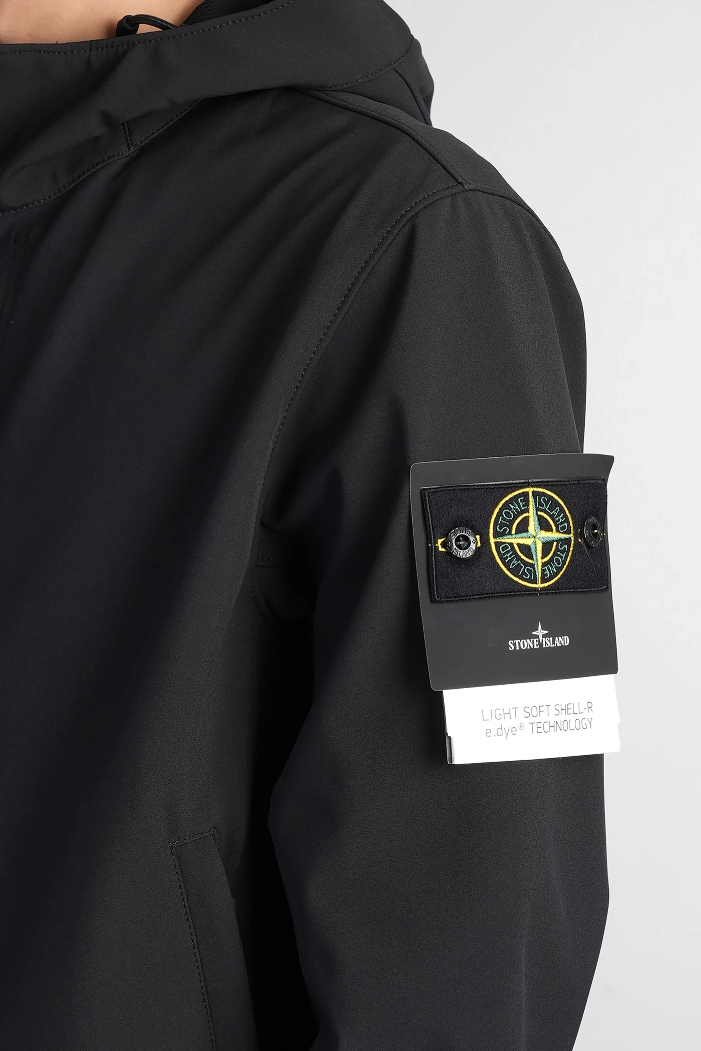 Casual jacket in black polyester - Image 5
