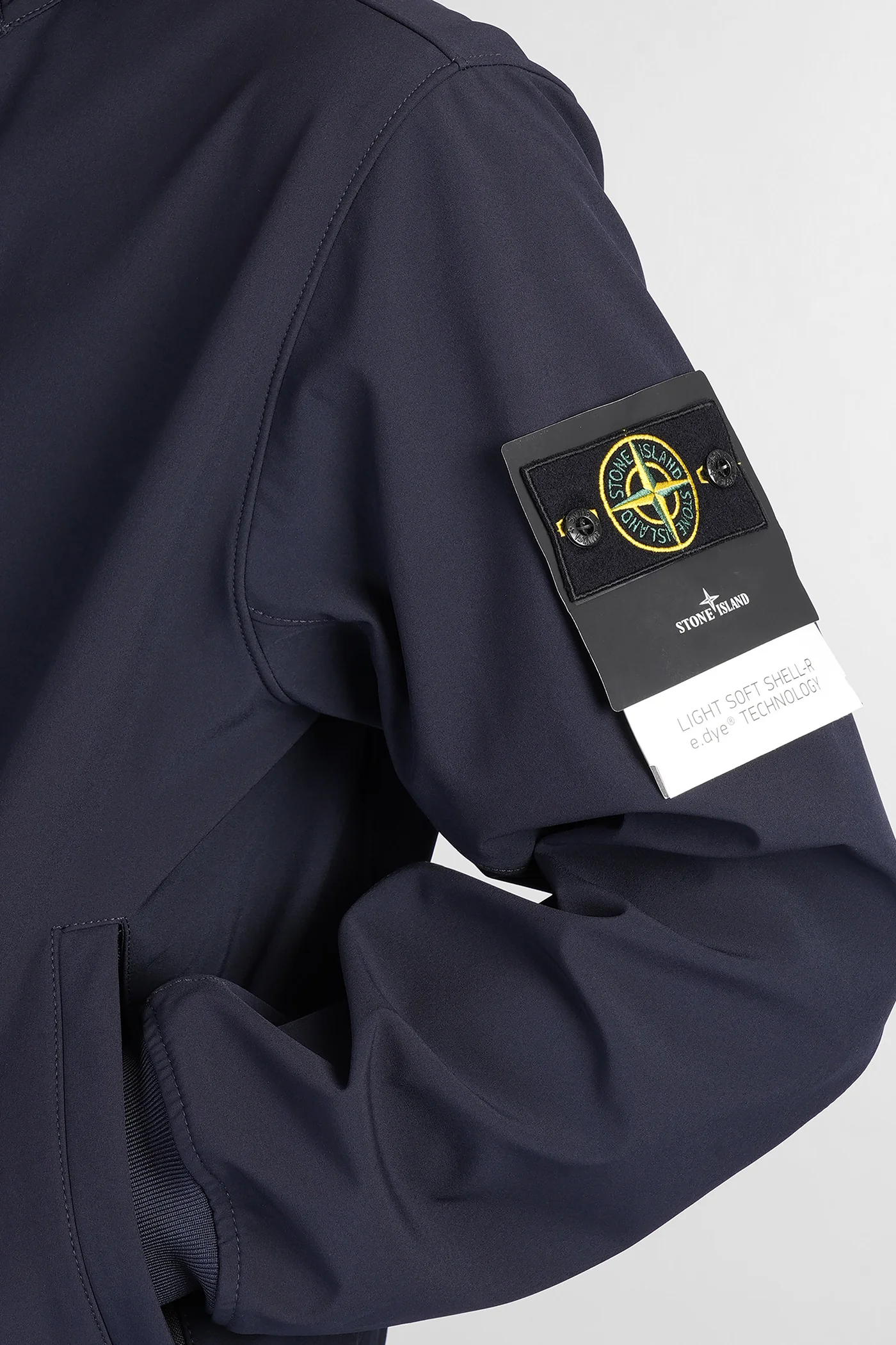 Casual jacket in blue polyester - Image 5