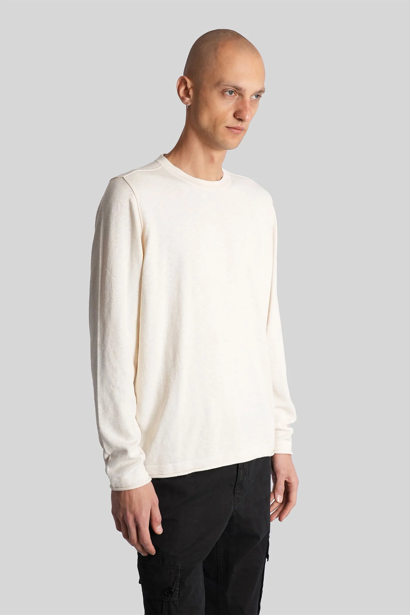 Knitwear in beige cotton - Image 14