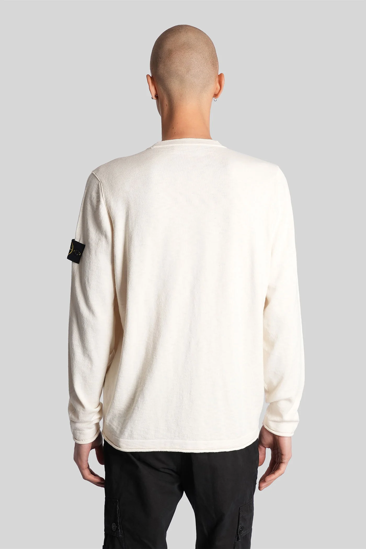 Knitwear in beige cotton - Image 8