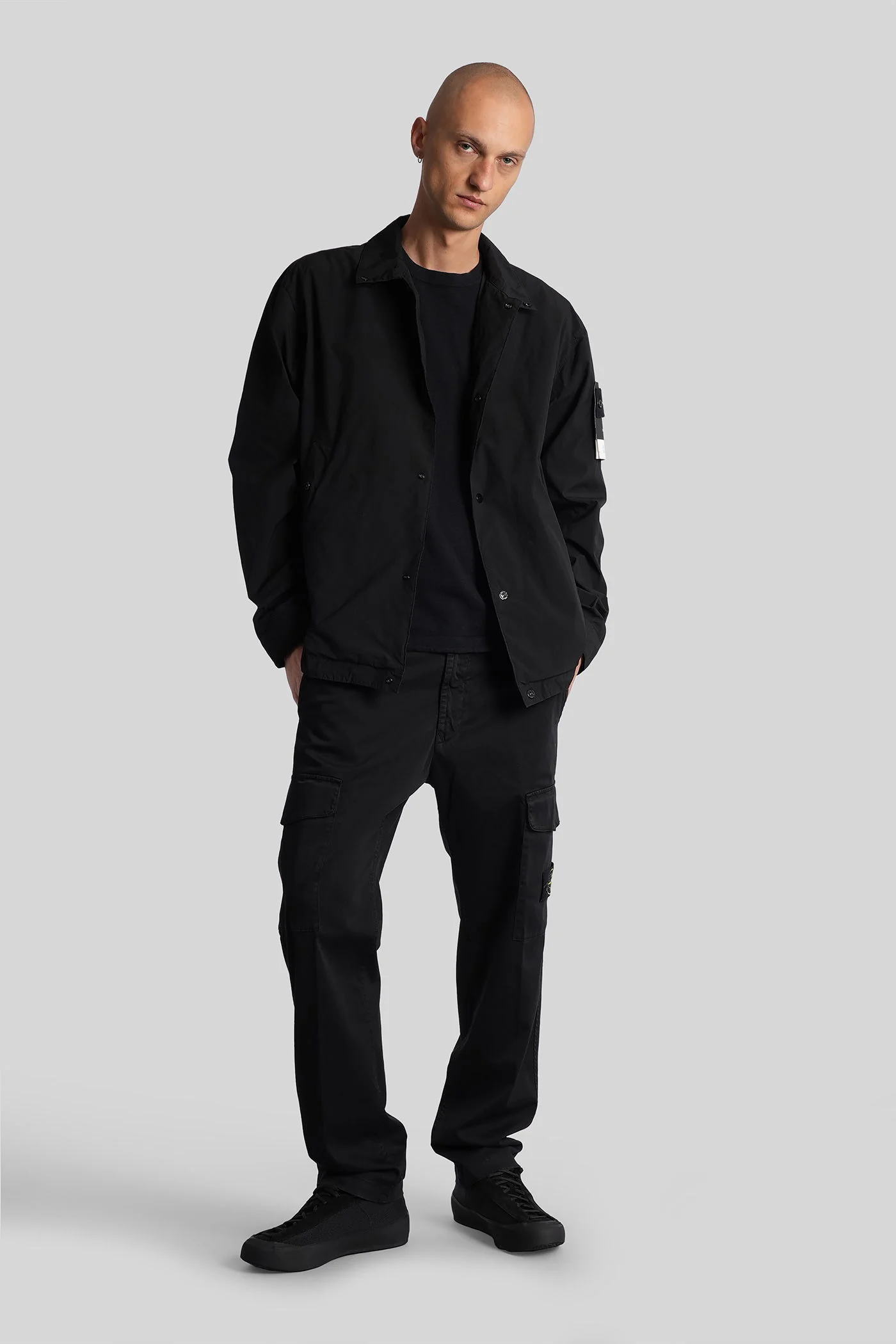Knitwear in black cotton - Image 2