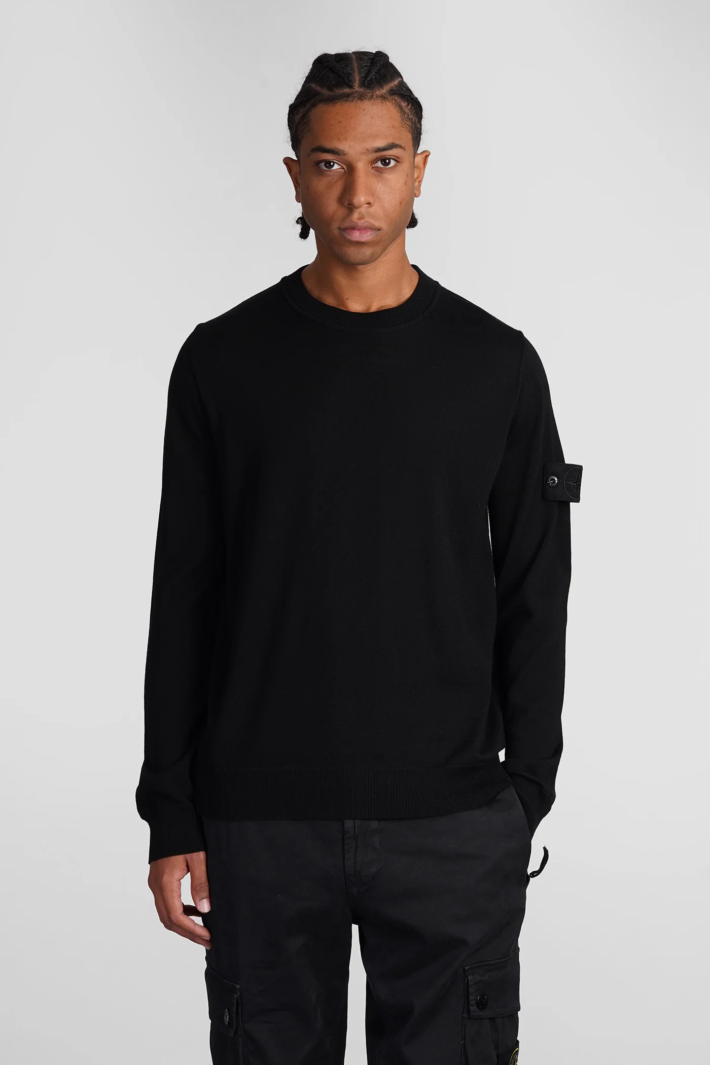 Knitwear in black wool